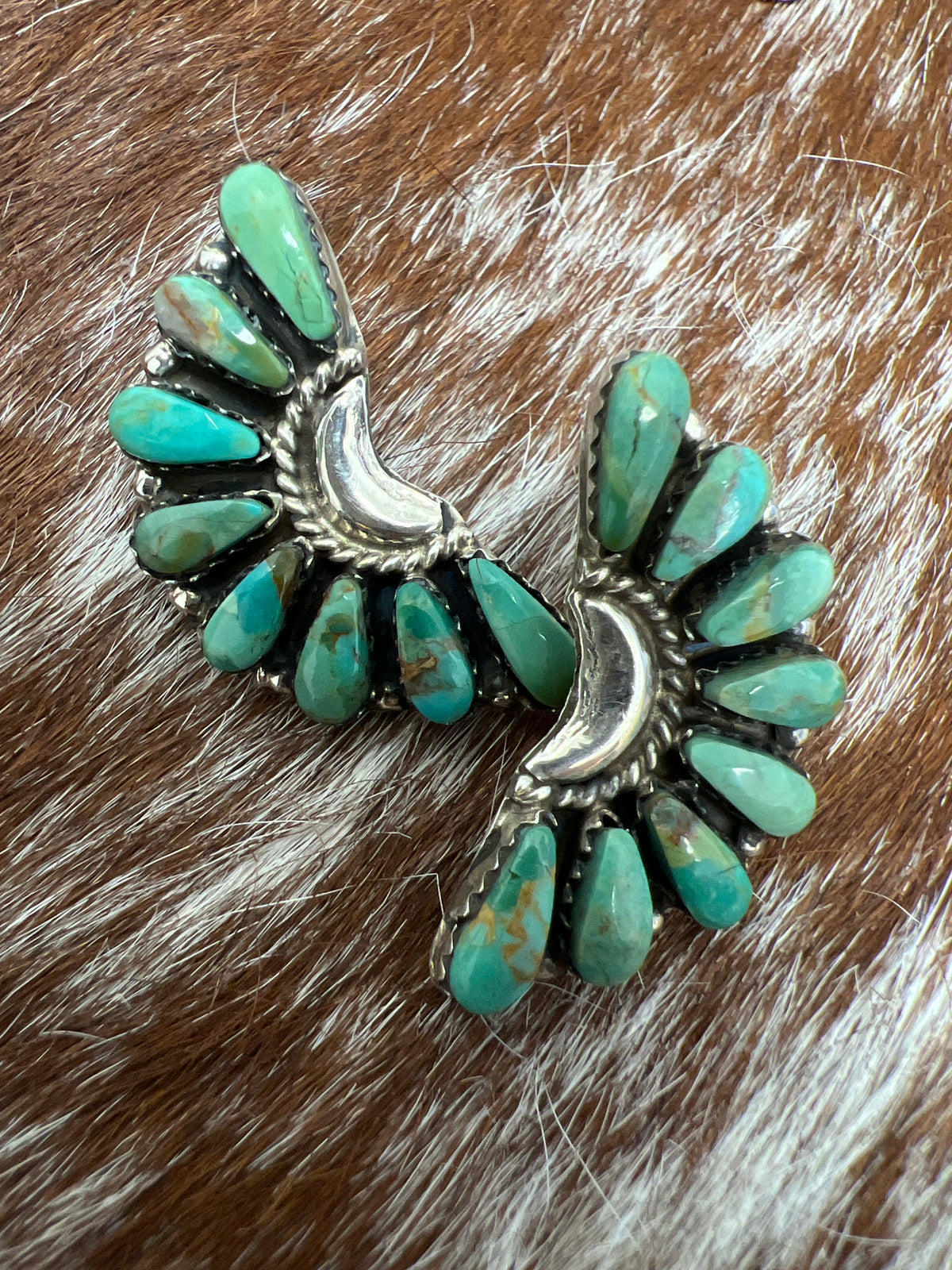 Half Moon Cluster Earrings-2
