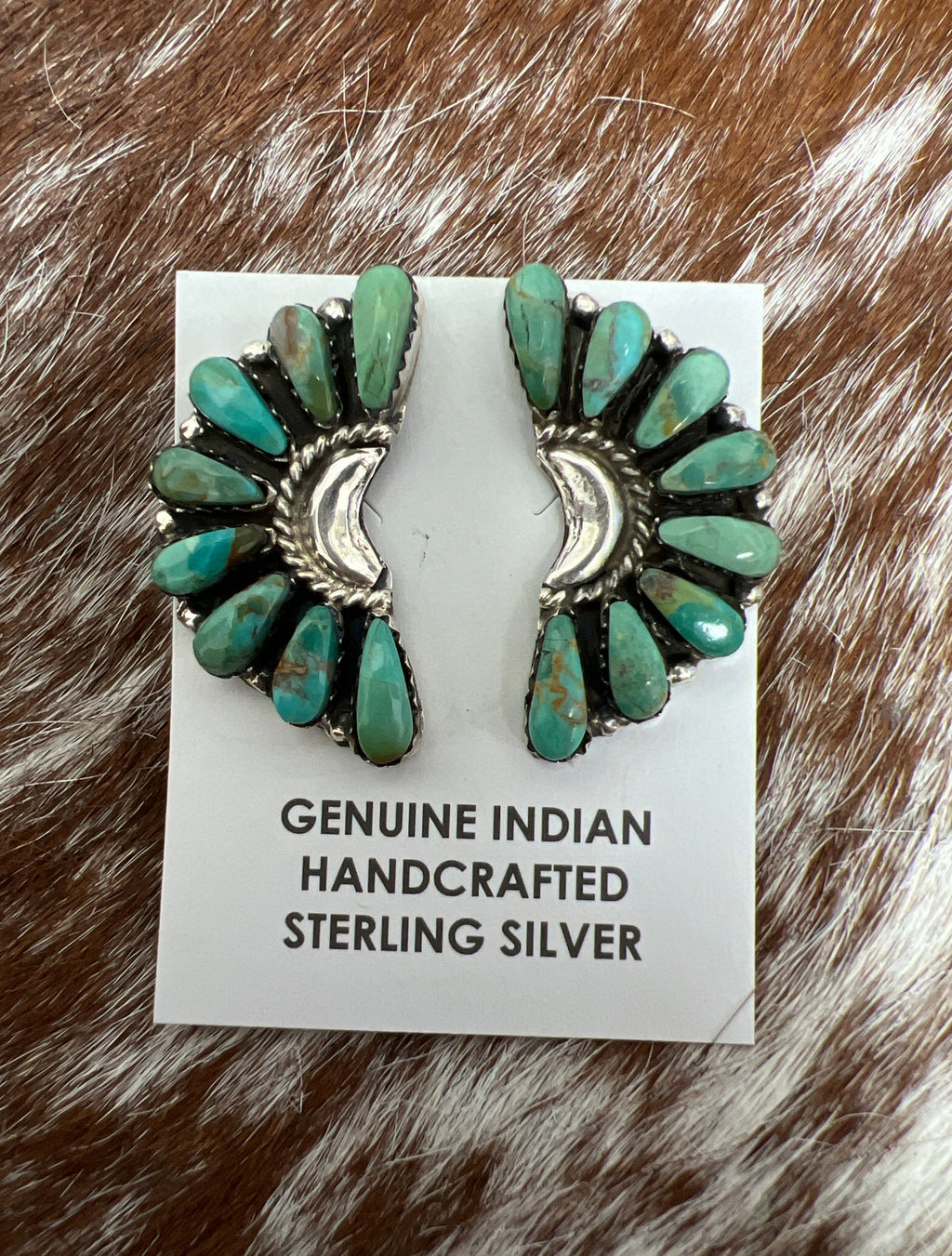 Half Moon Cluster Earrings-2