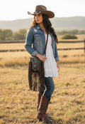 Western Inspired Fringe Bag-4