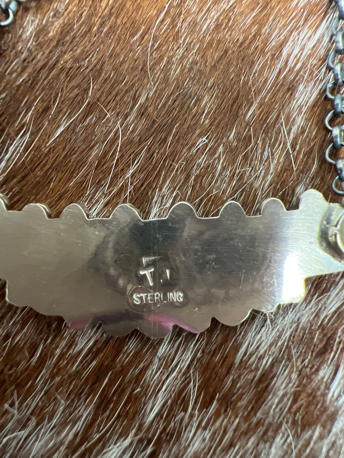9 Stone Bar Necklace
