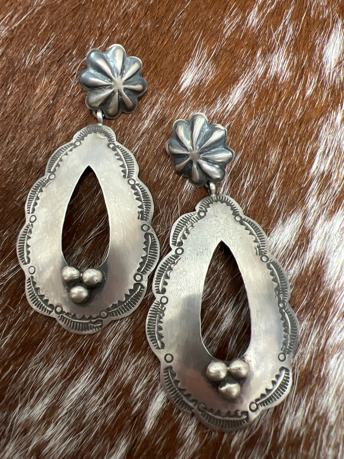 Silver Drop Earrings