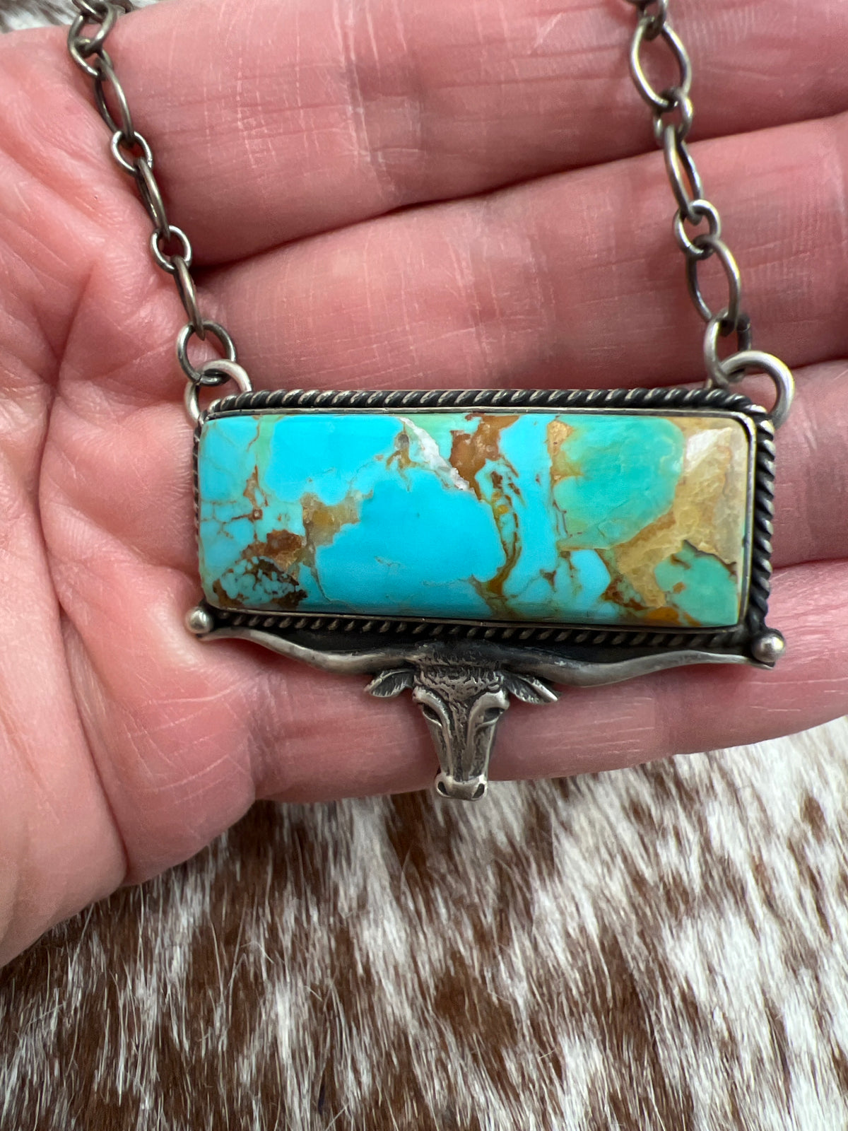 Longhorn Bar Necklace