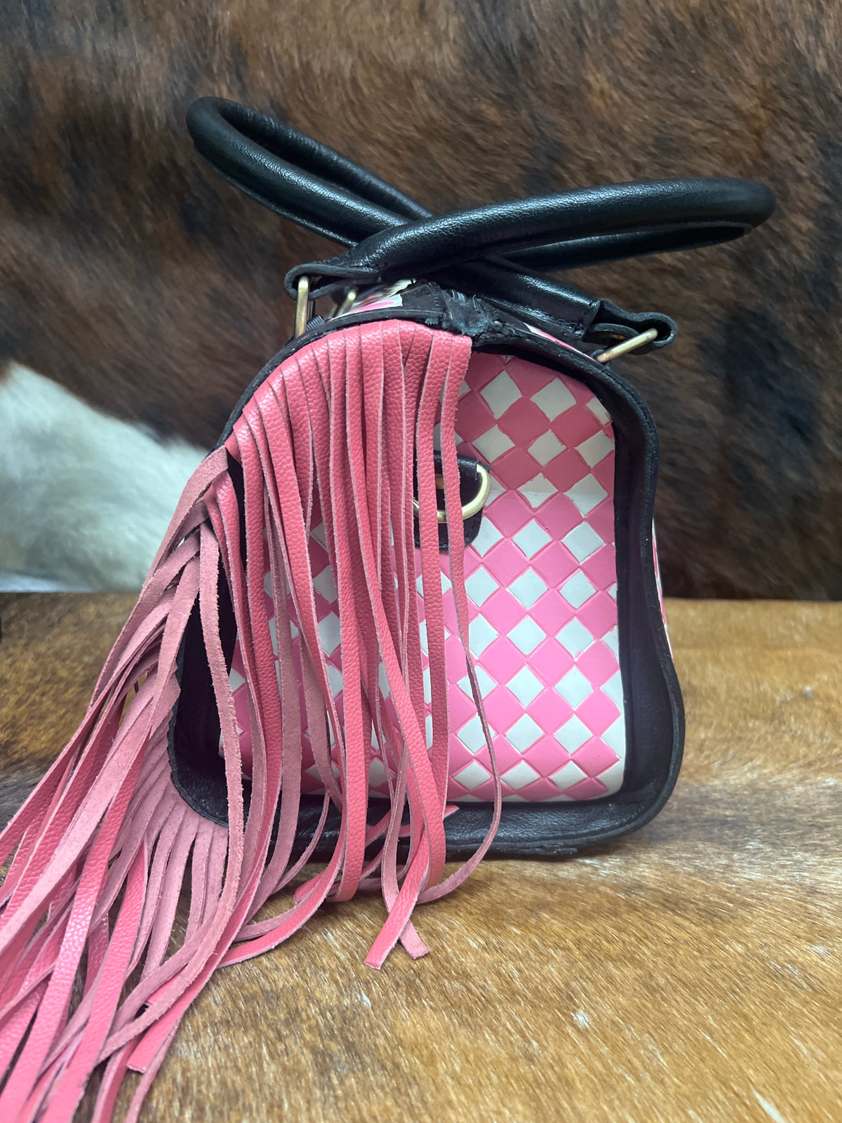 Pink Checkered Speedy