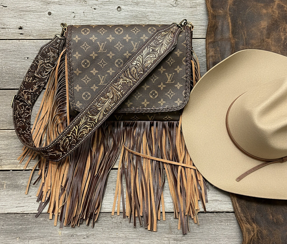 Western Inspired Fringe Bag-2