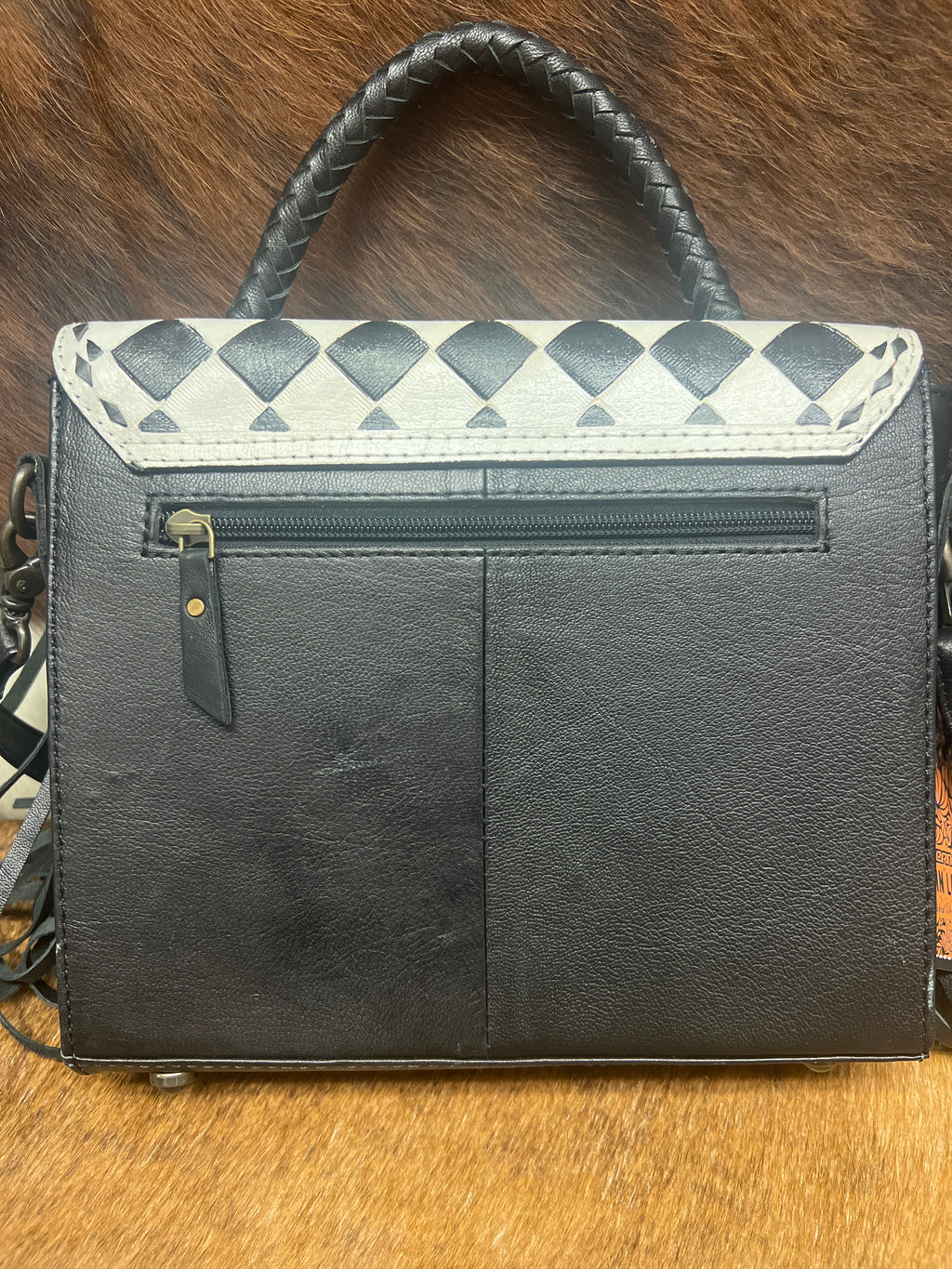 Checkered Crossbody