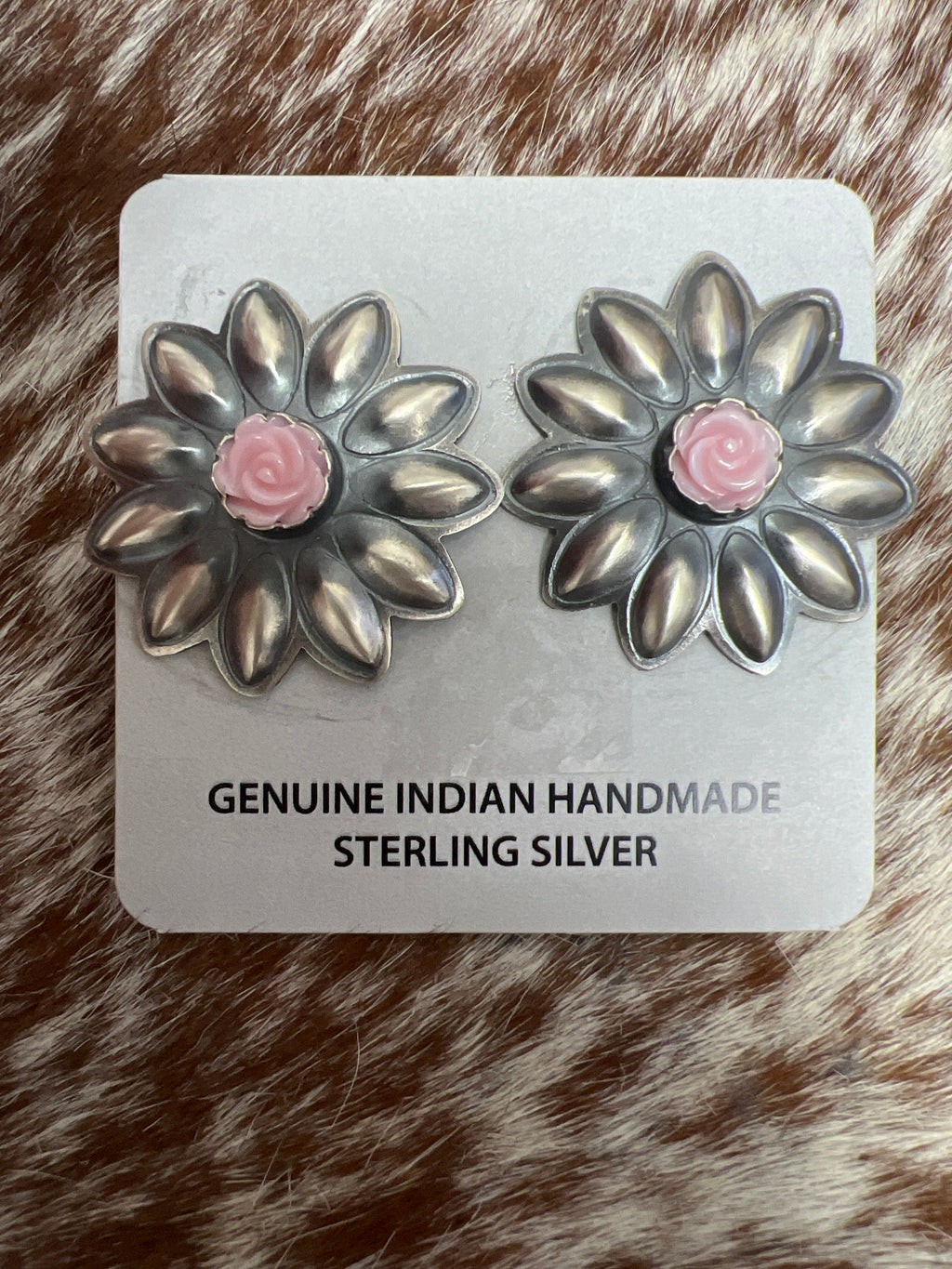 Flower Concho Earrings