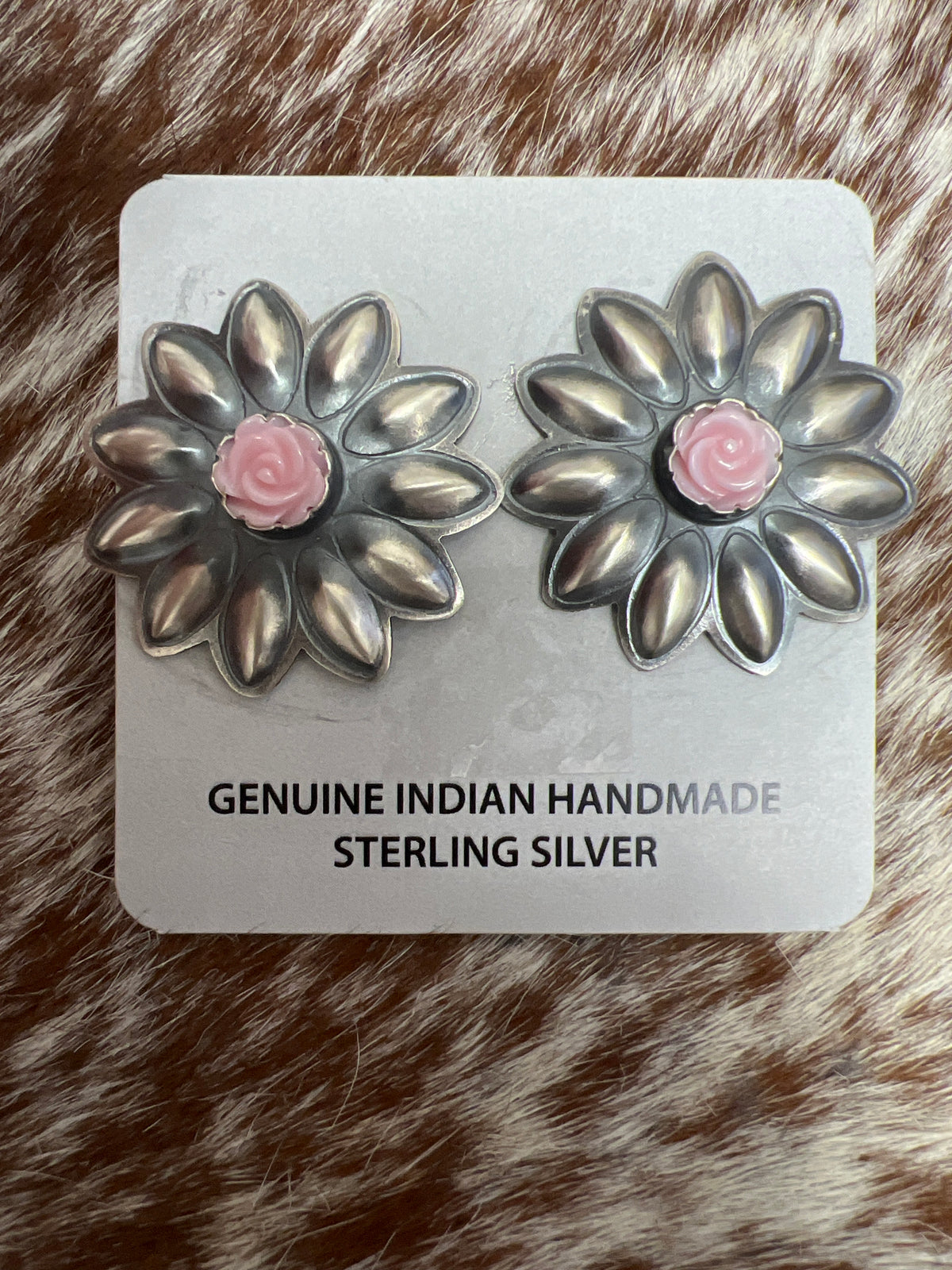 Flower Concho Earrings