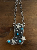Cowboy Boot Necklace-MB