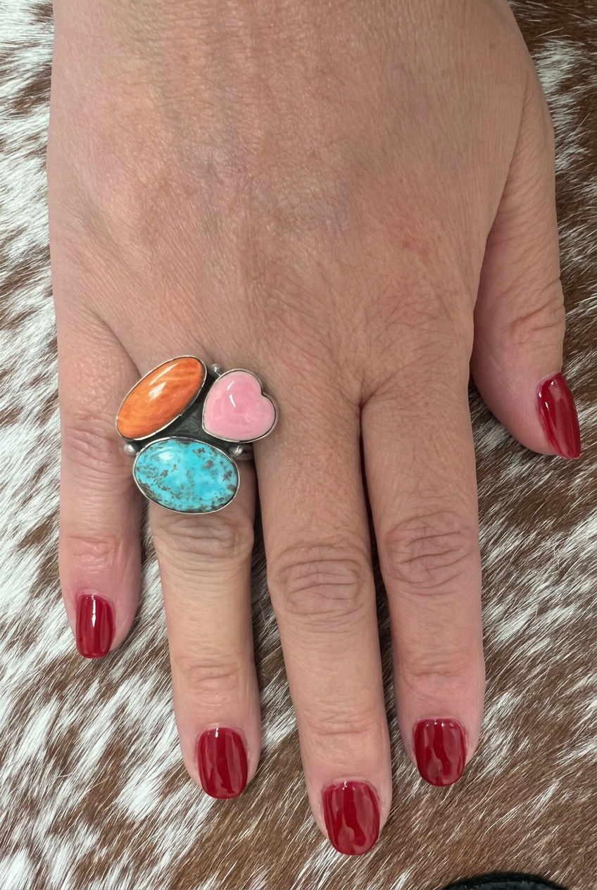 Multi Heart Ring-P