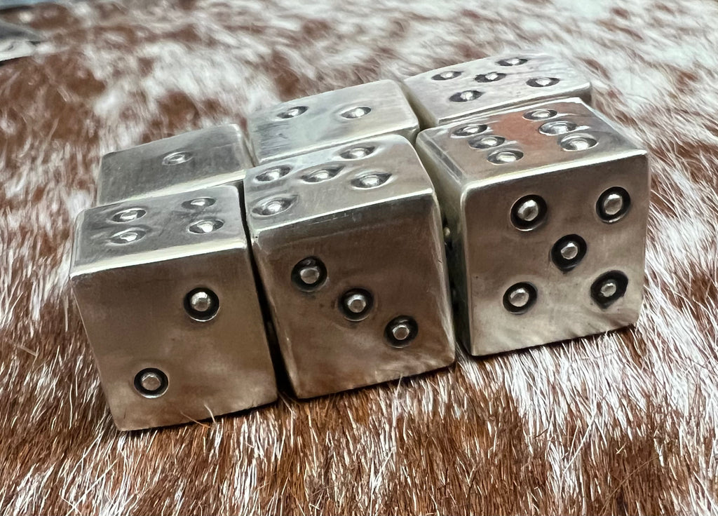 Silver Dice Set