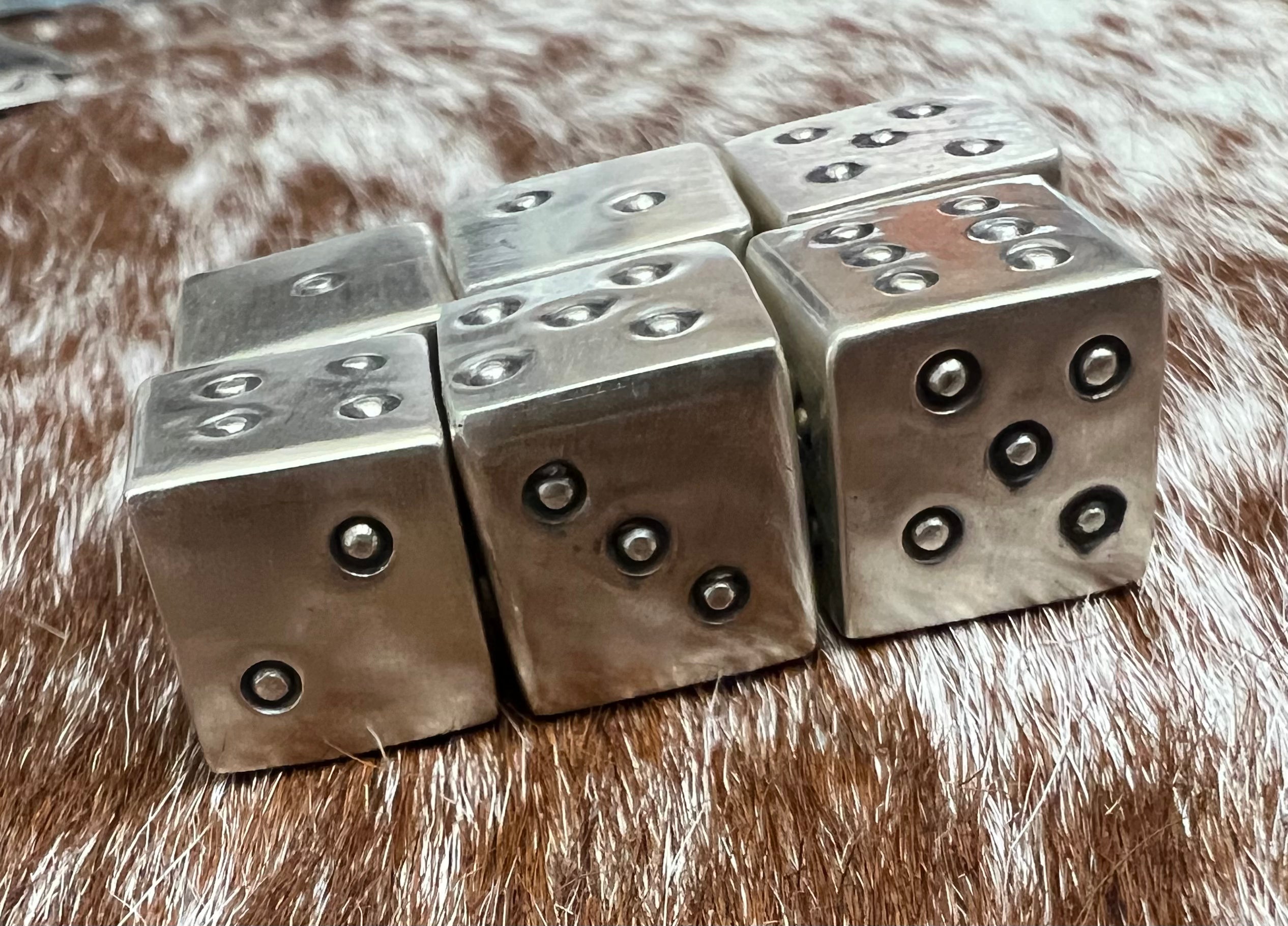 Silver Dice Set