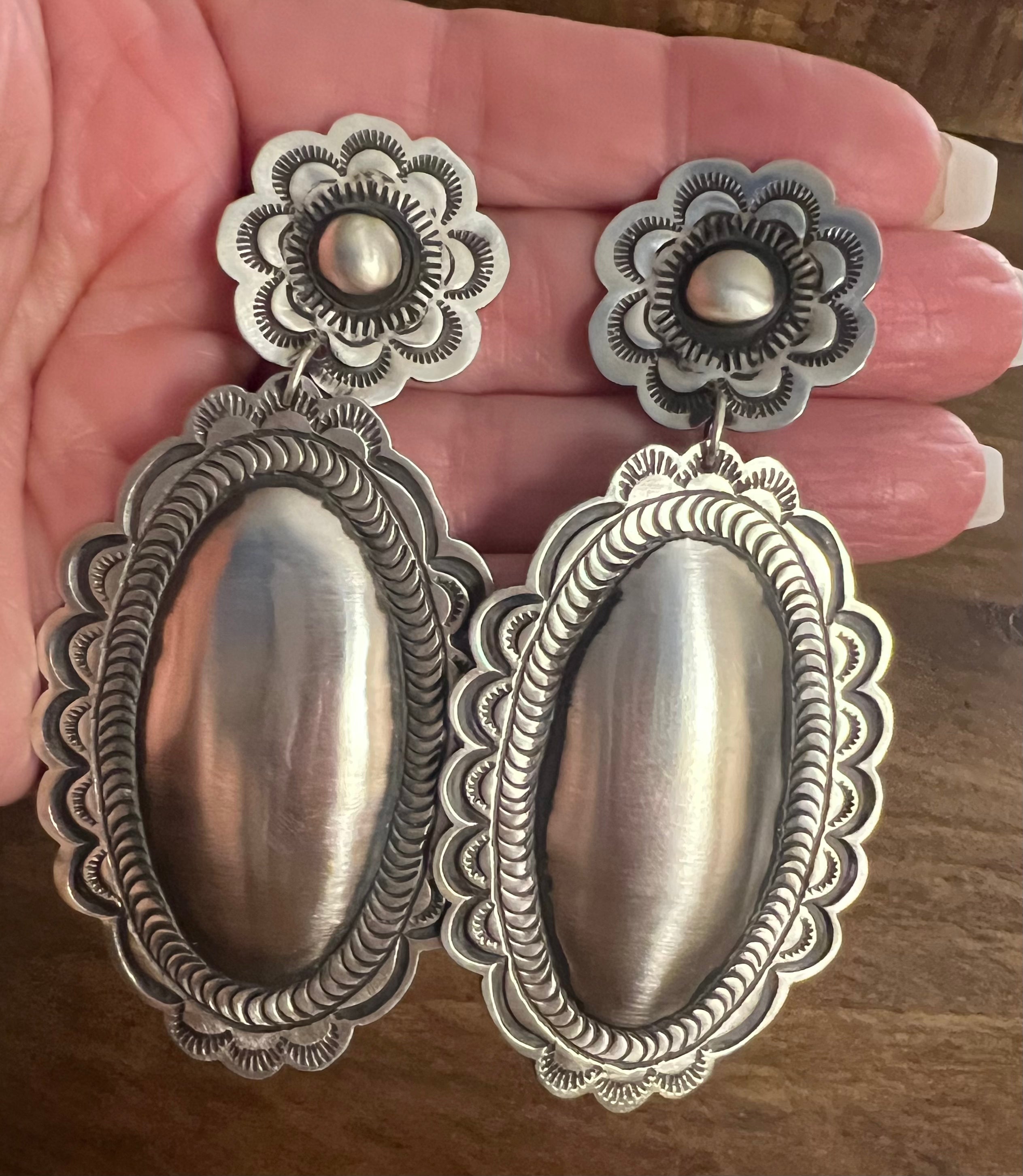 Concho Earrings-L3