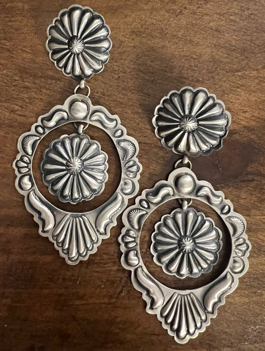 Concho Earrings-E