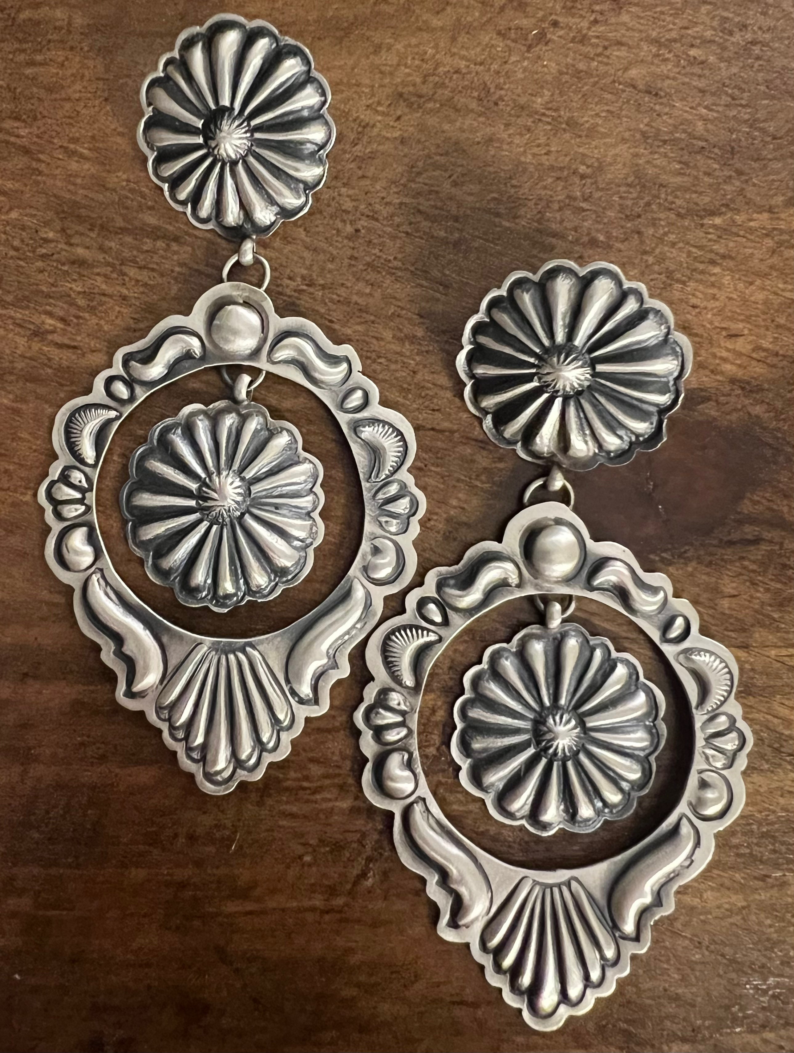 Concho Earrings-E