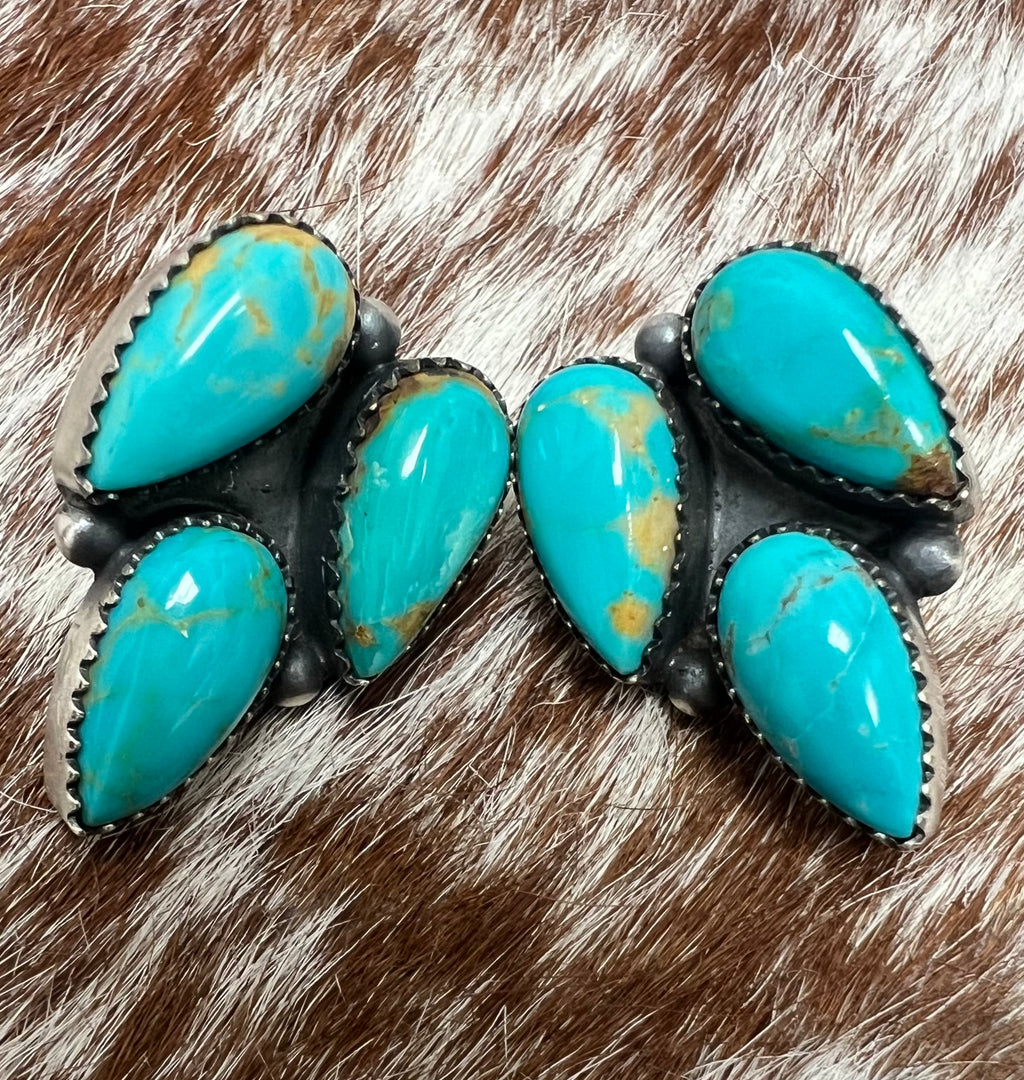 3 Stone Earrings