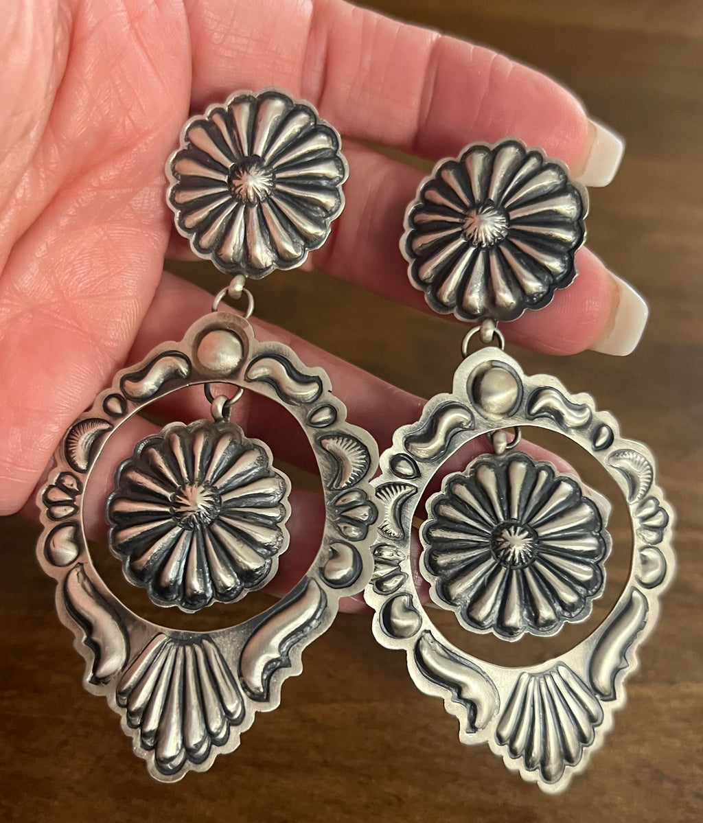 Concho Earrings-E