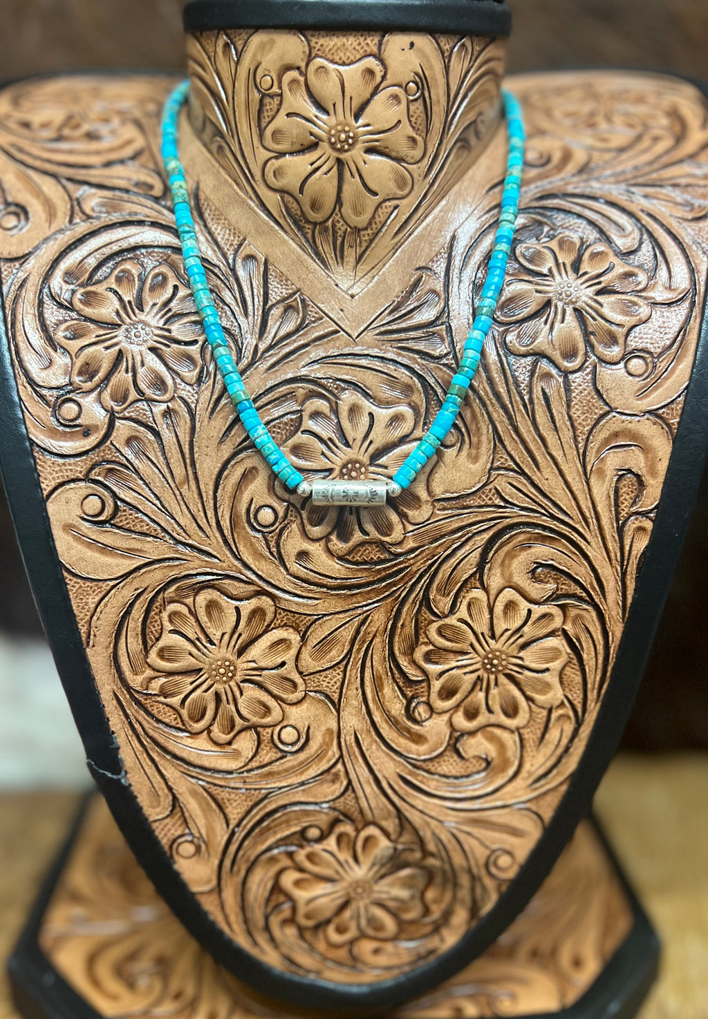 Heishi Barrel Necklace