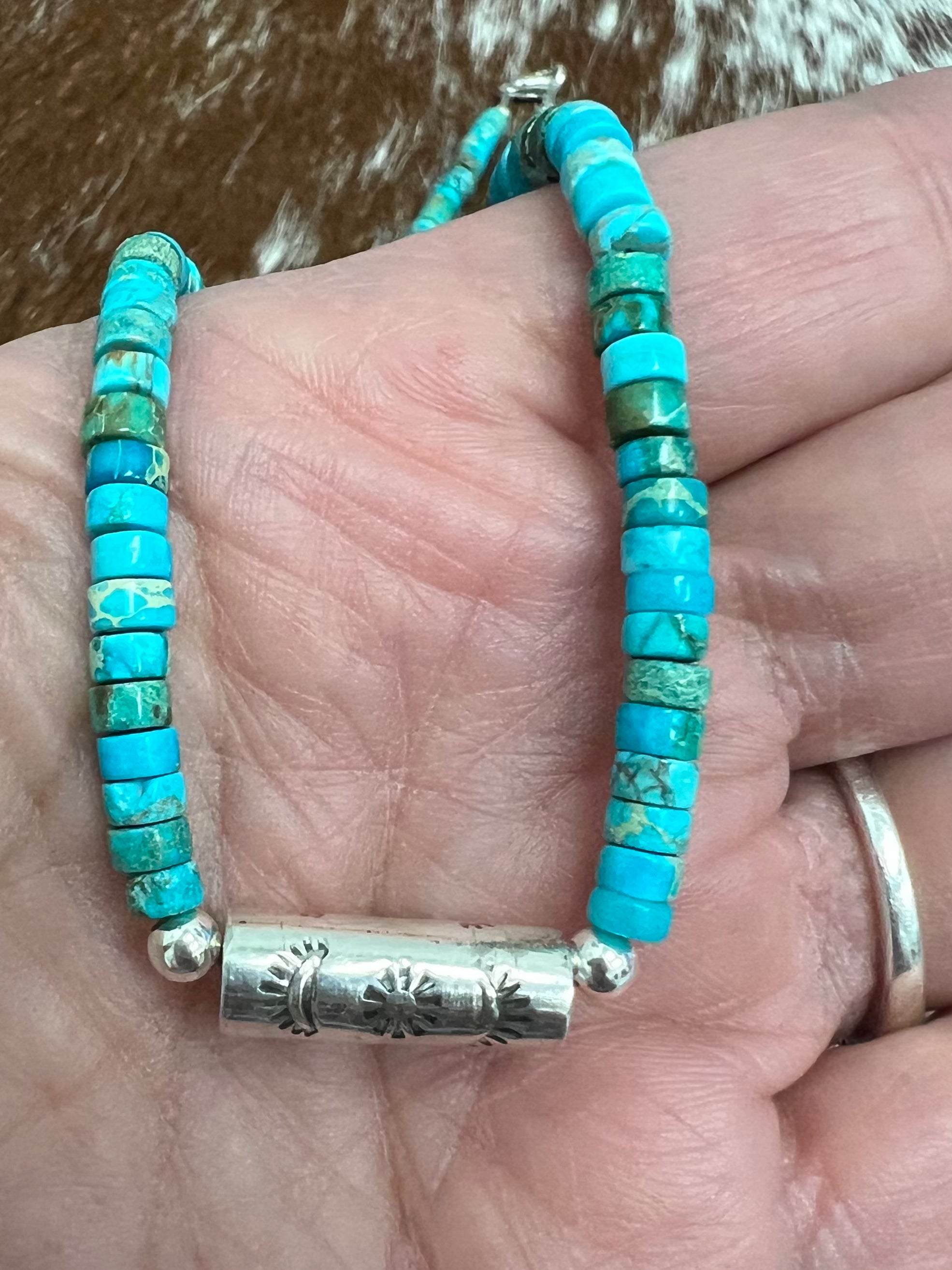 Heishi Barrel Necklace