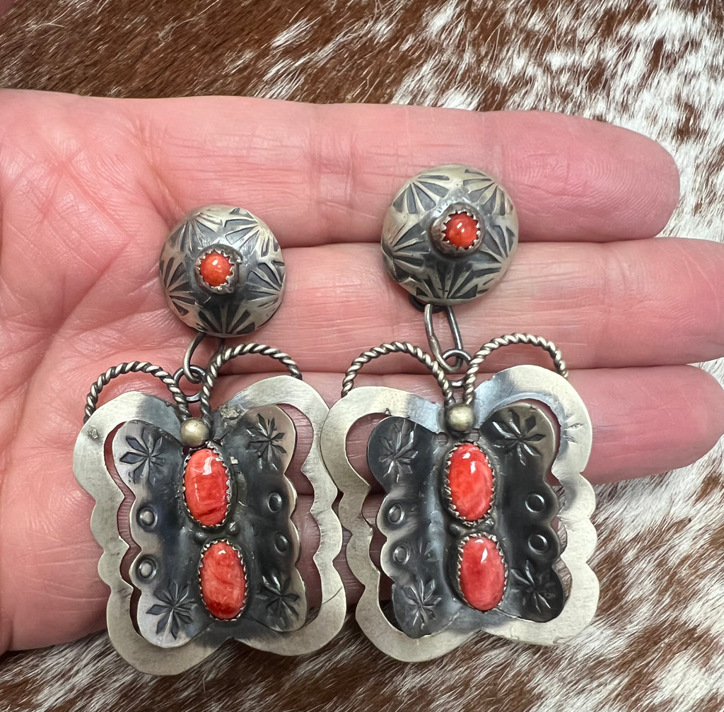 Butterfly Concho Earrings