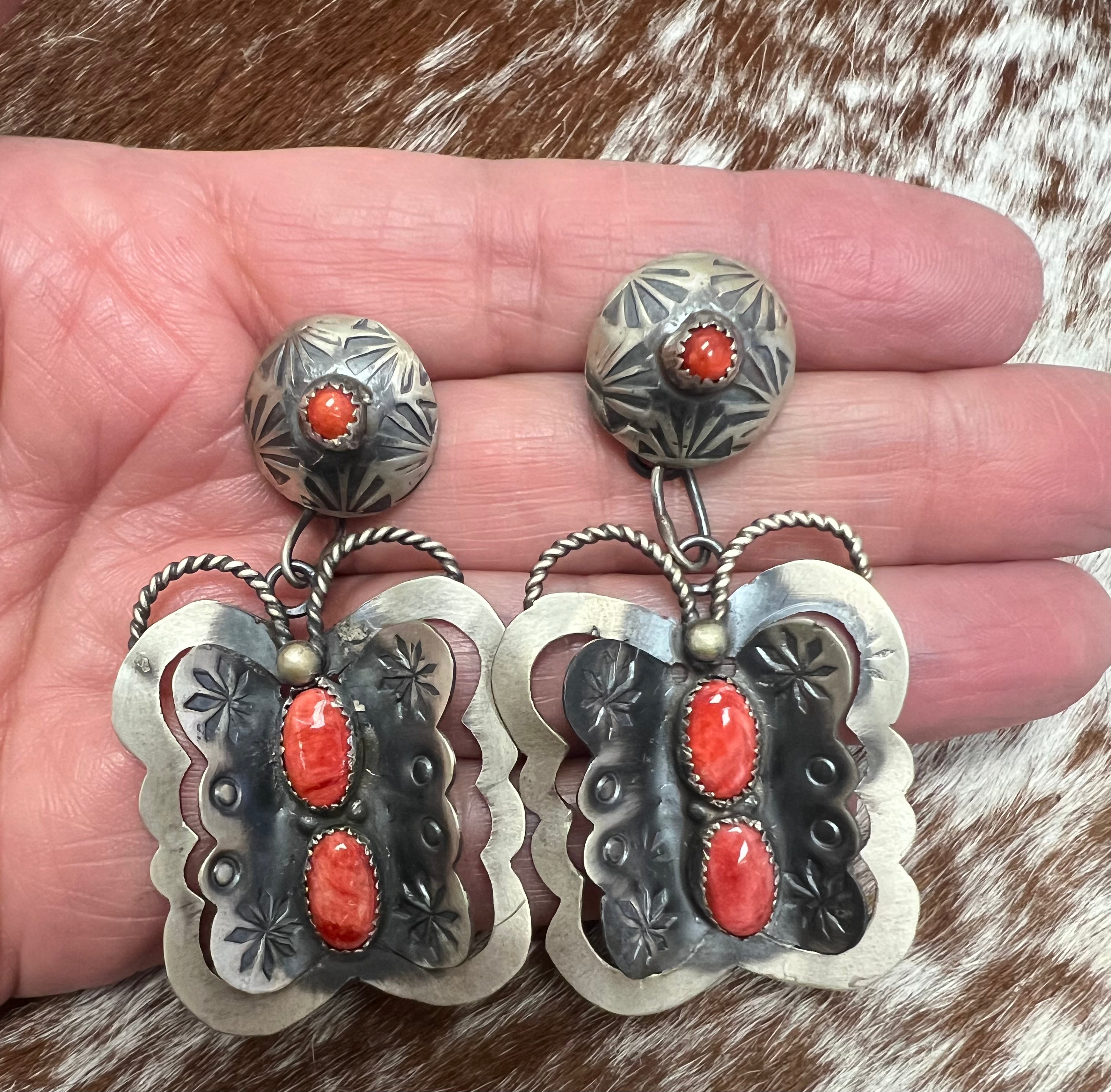 Butterfly Concho Earrings