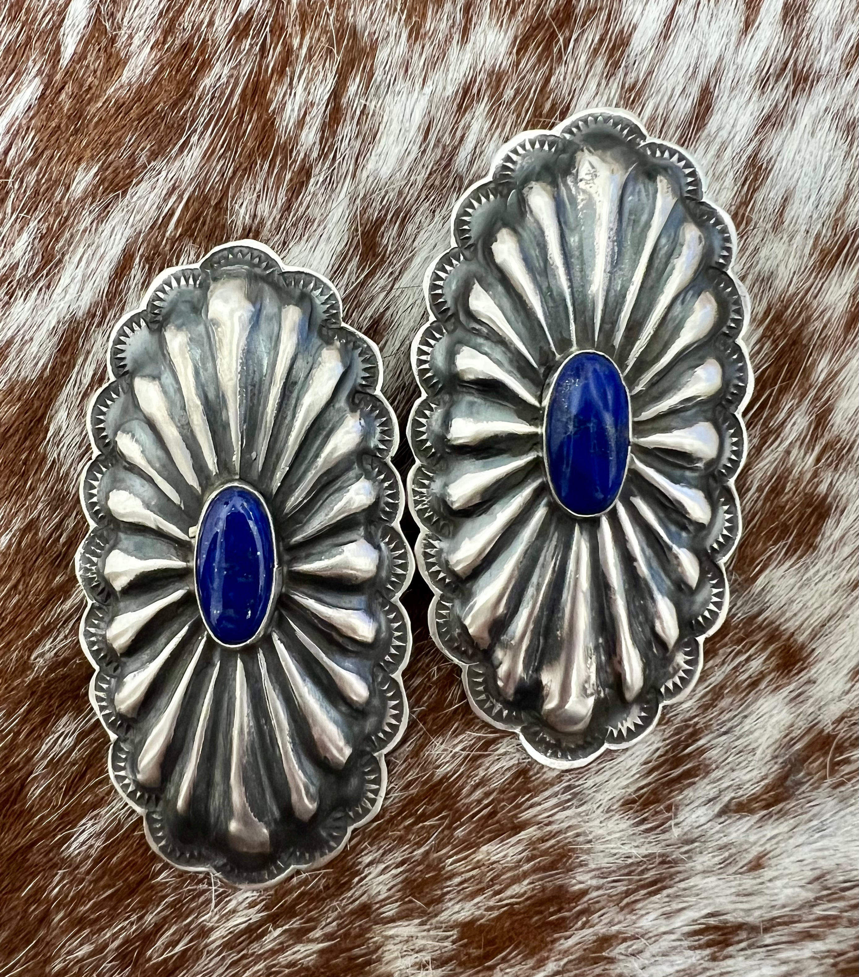 Concho Earrings-L