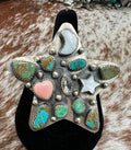 Multi Stone Star Ring