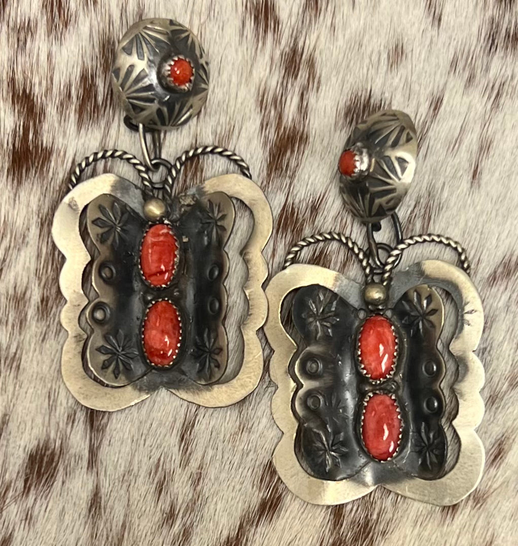 Butterfly Concho Earrings