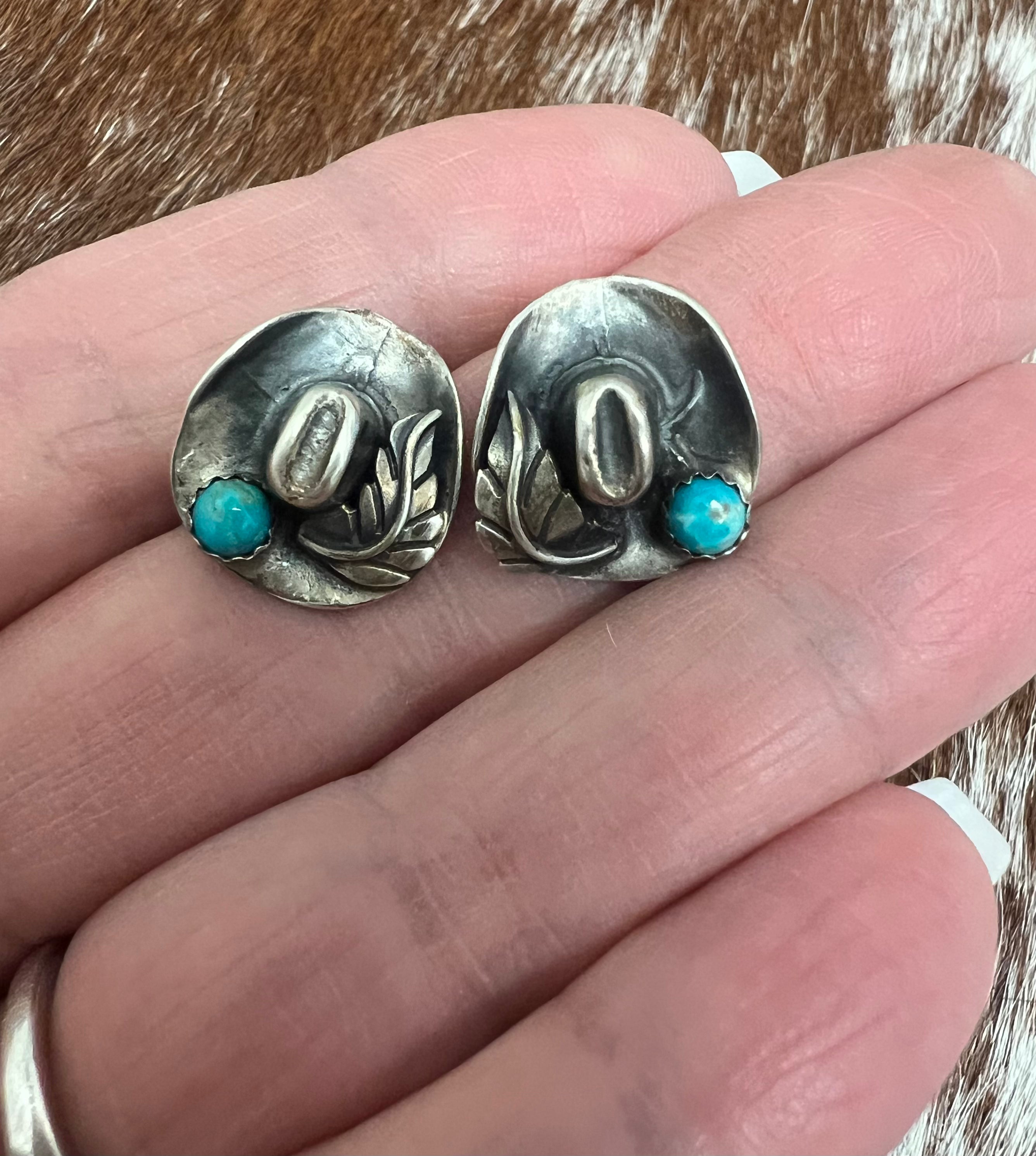 Cowboy Hat Earrings-M