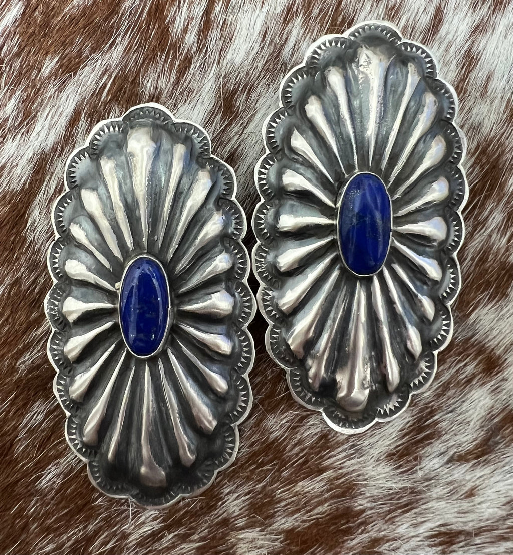 Concho Earrings-L