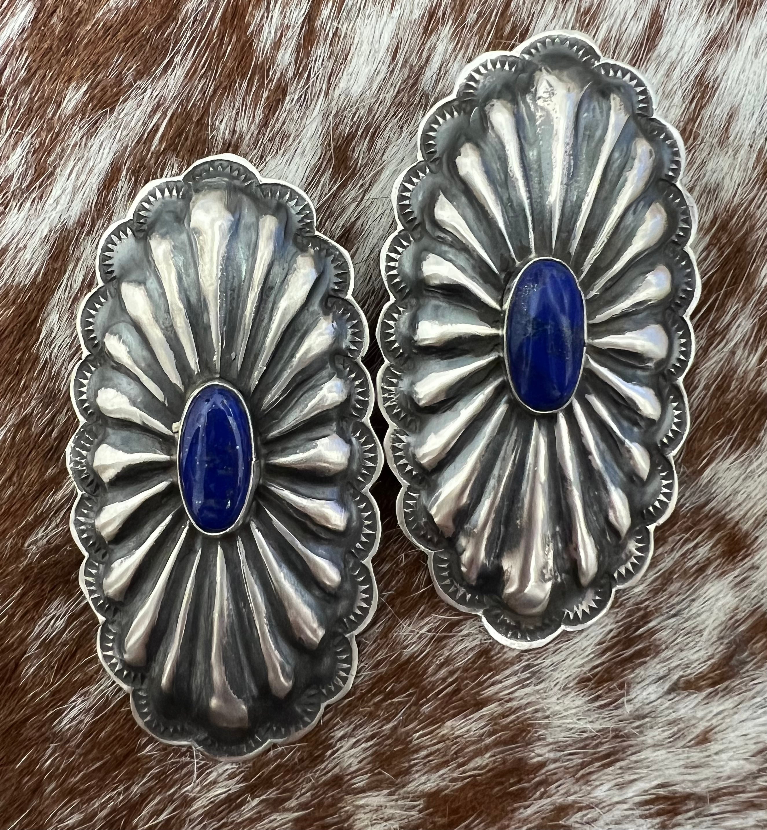 Concho Earrings-L