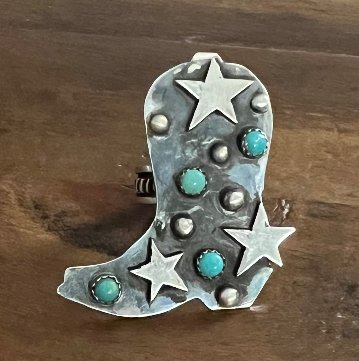 Cowboy Boot Ring-LT