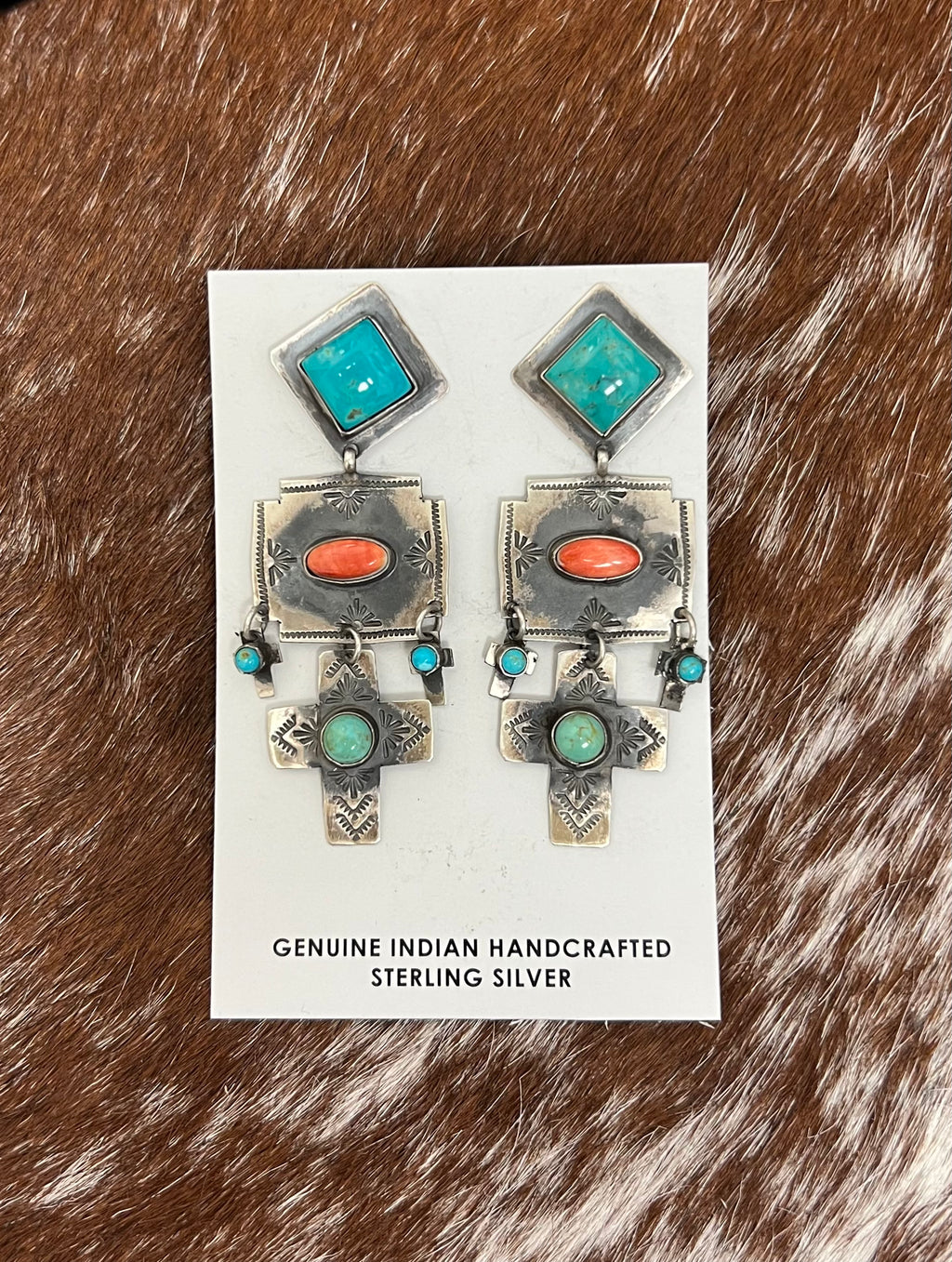 Cross Dangle Earrings