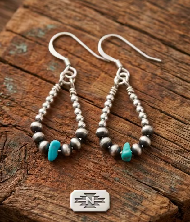 Navajo Pearl Earrings