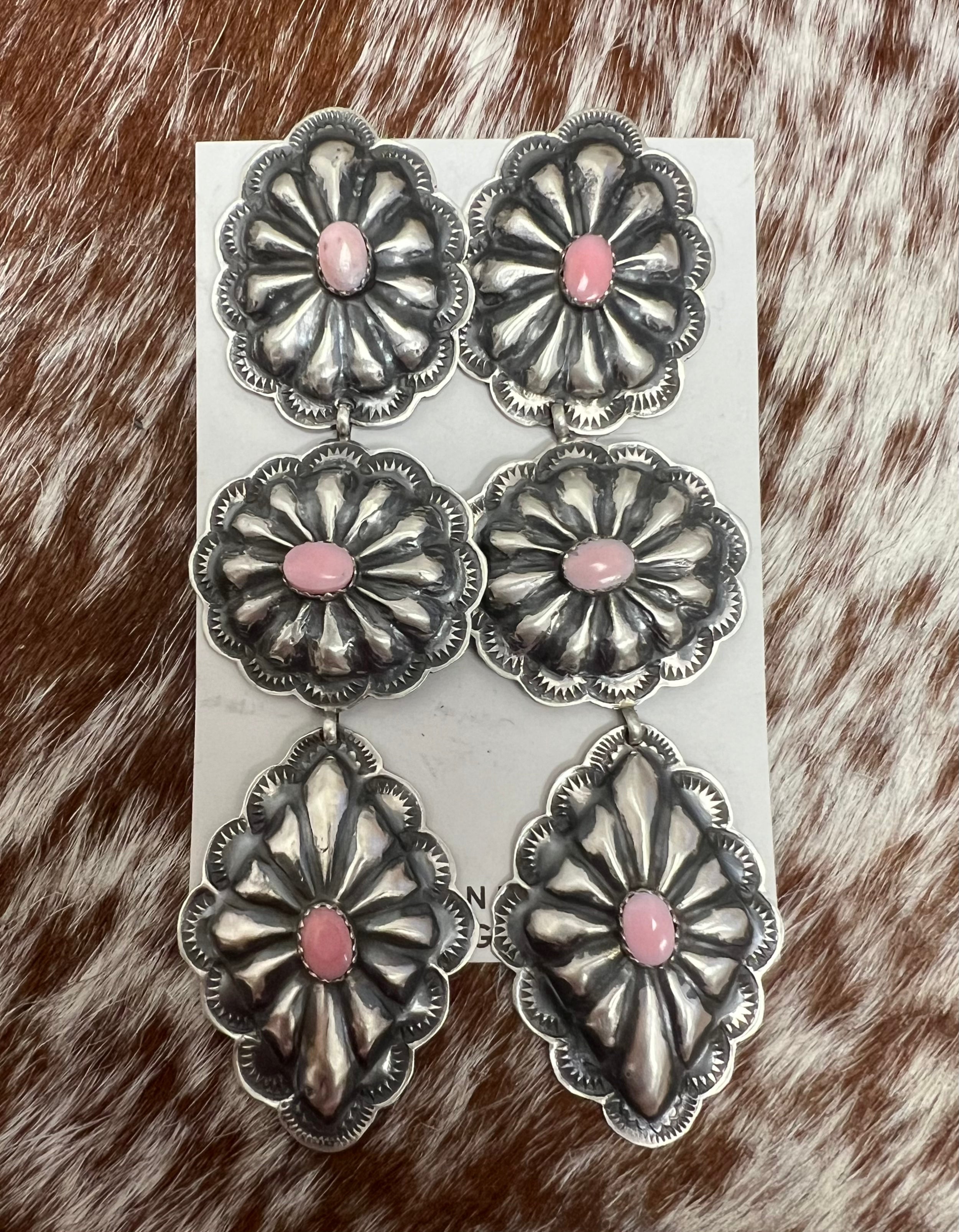 Concho Earrings-3P