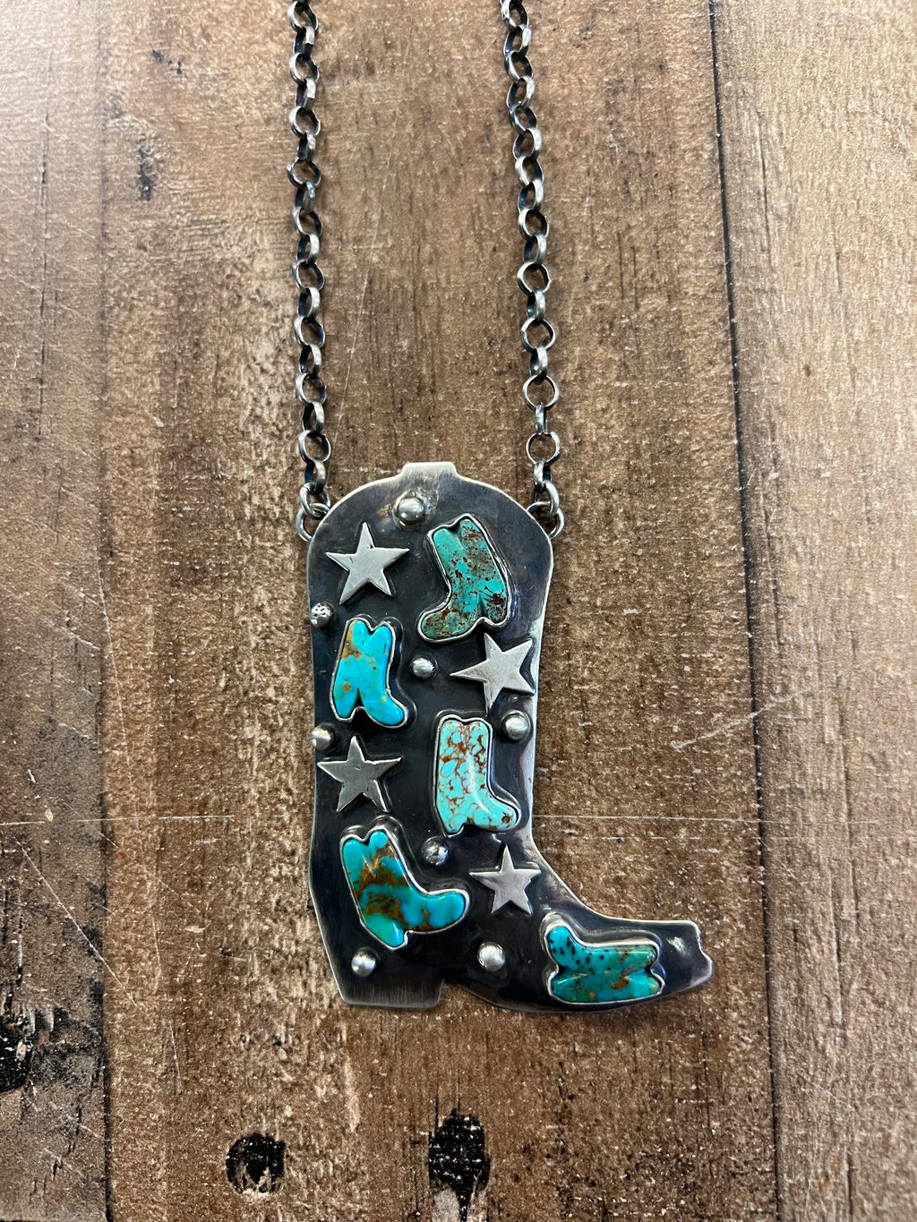 Cowboy Boot Necklace