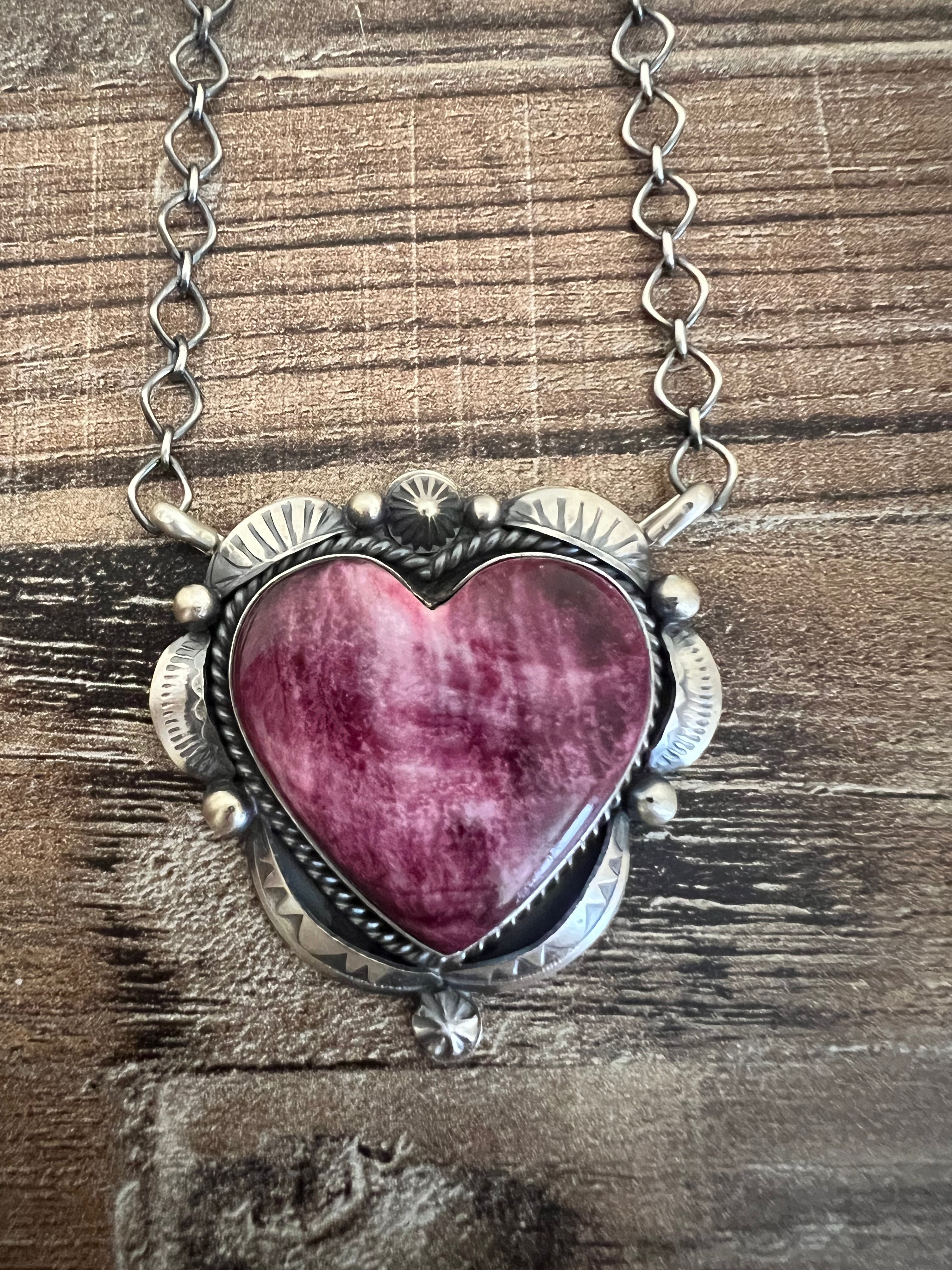 Spiny Heart Necklace