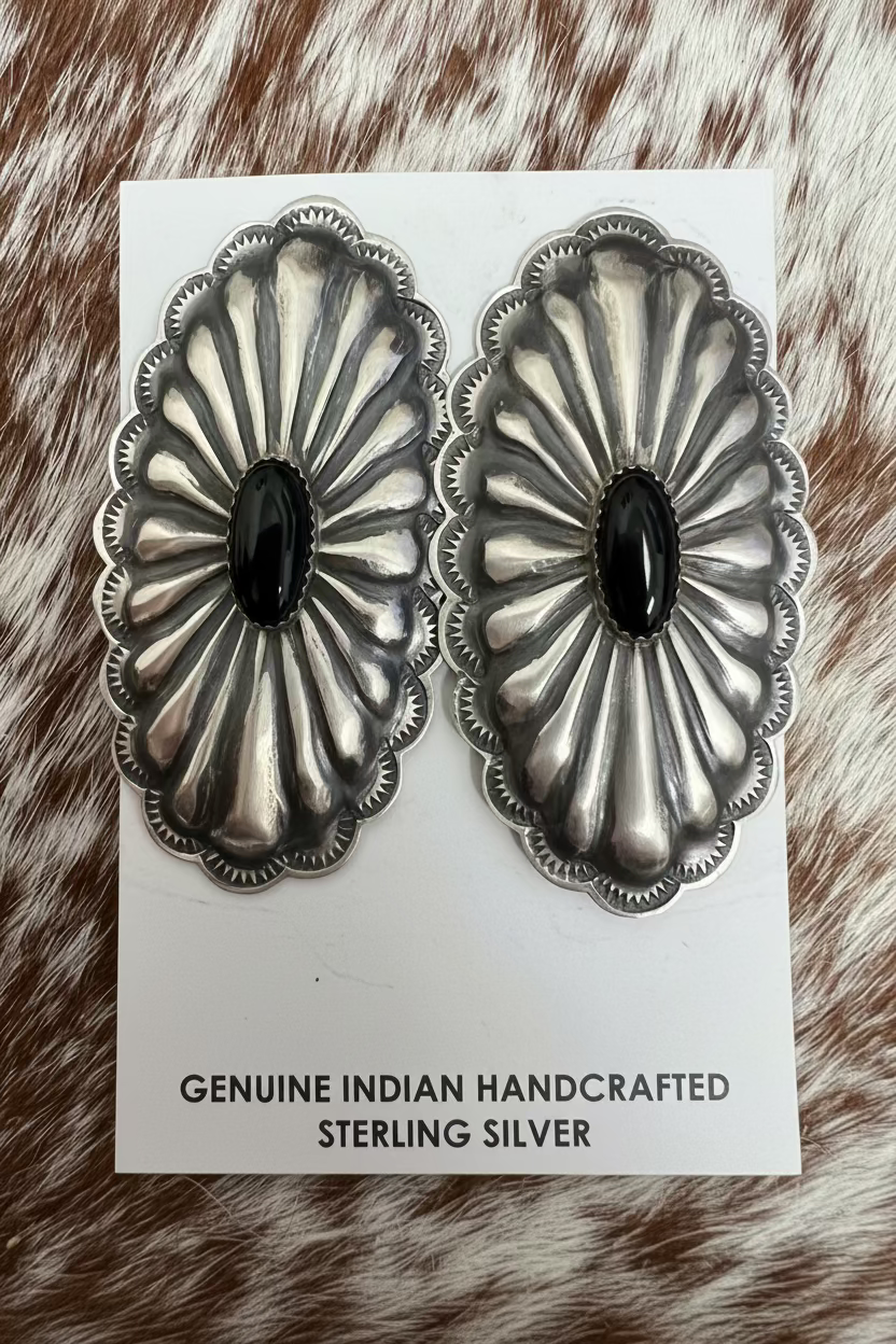 Concho Earrings-B