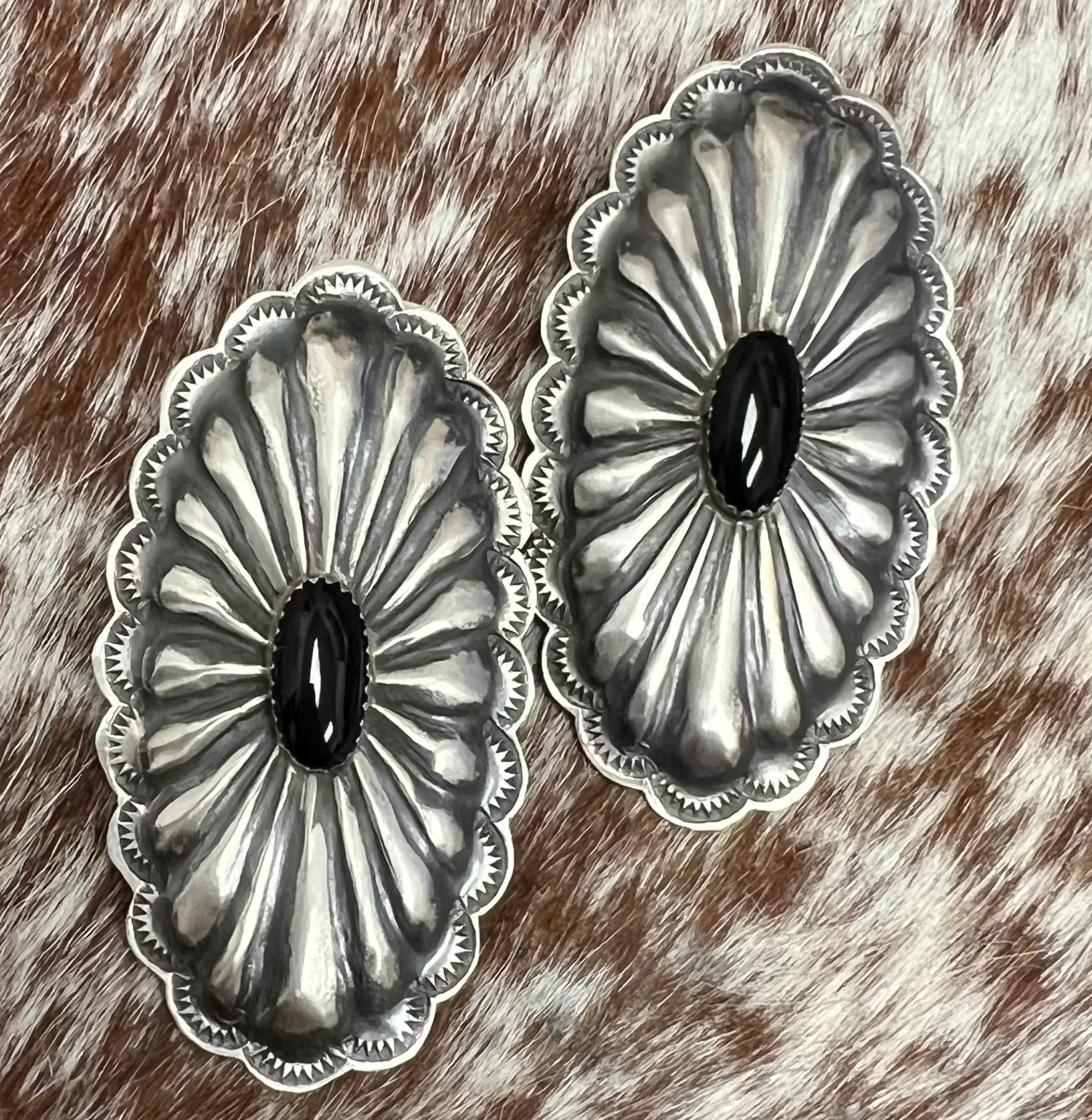 Concho Earrings-B