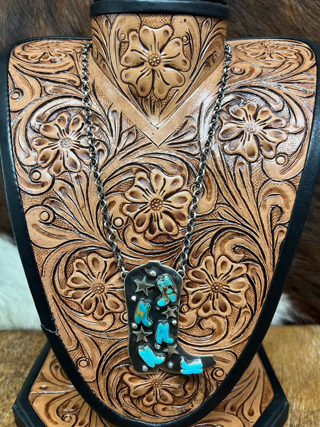 Cowboy Boot Necklace