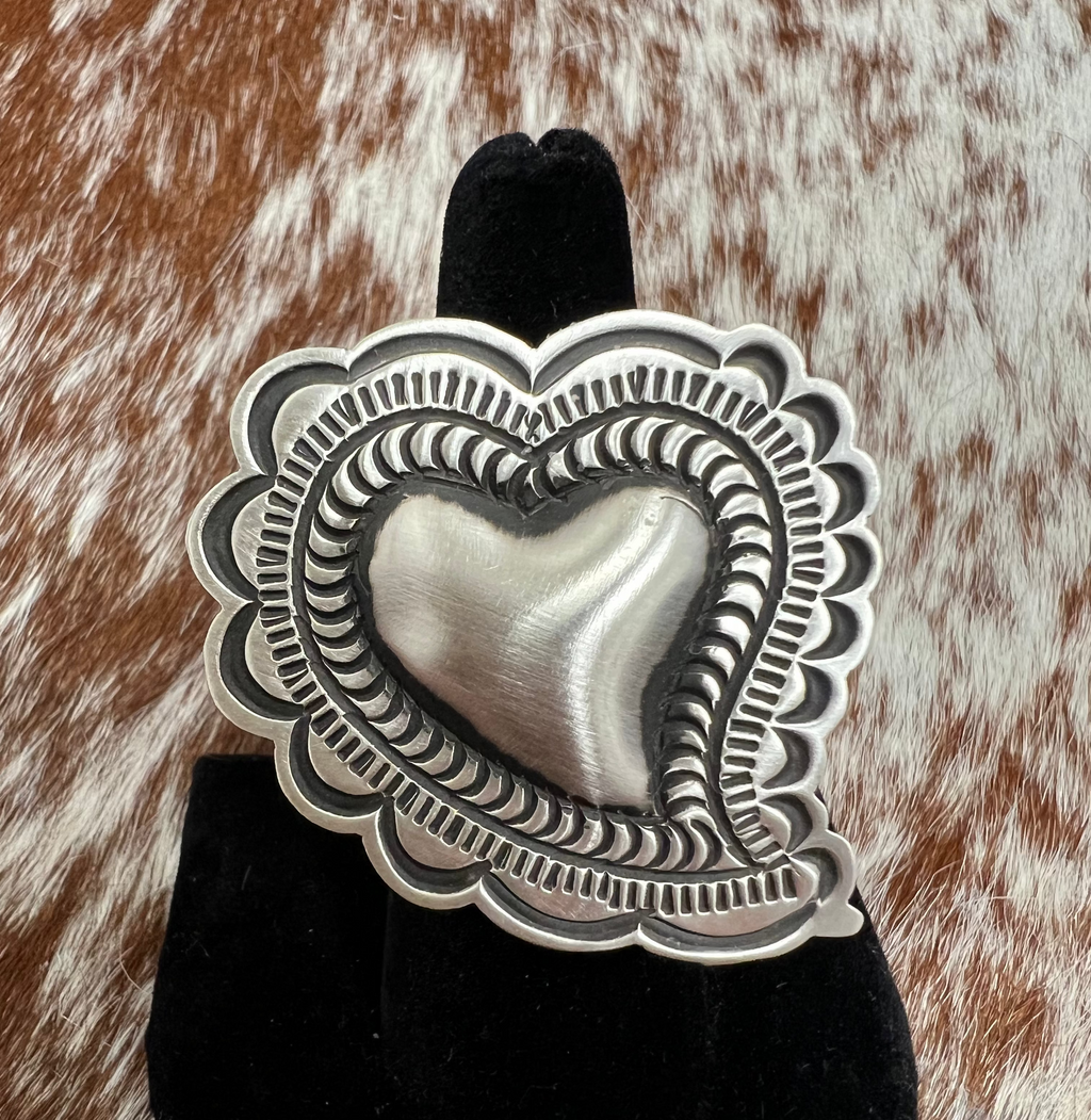 Silver Heart Ring
