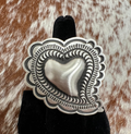 Silver Heart Ring