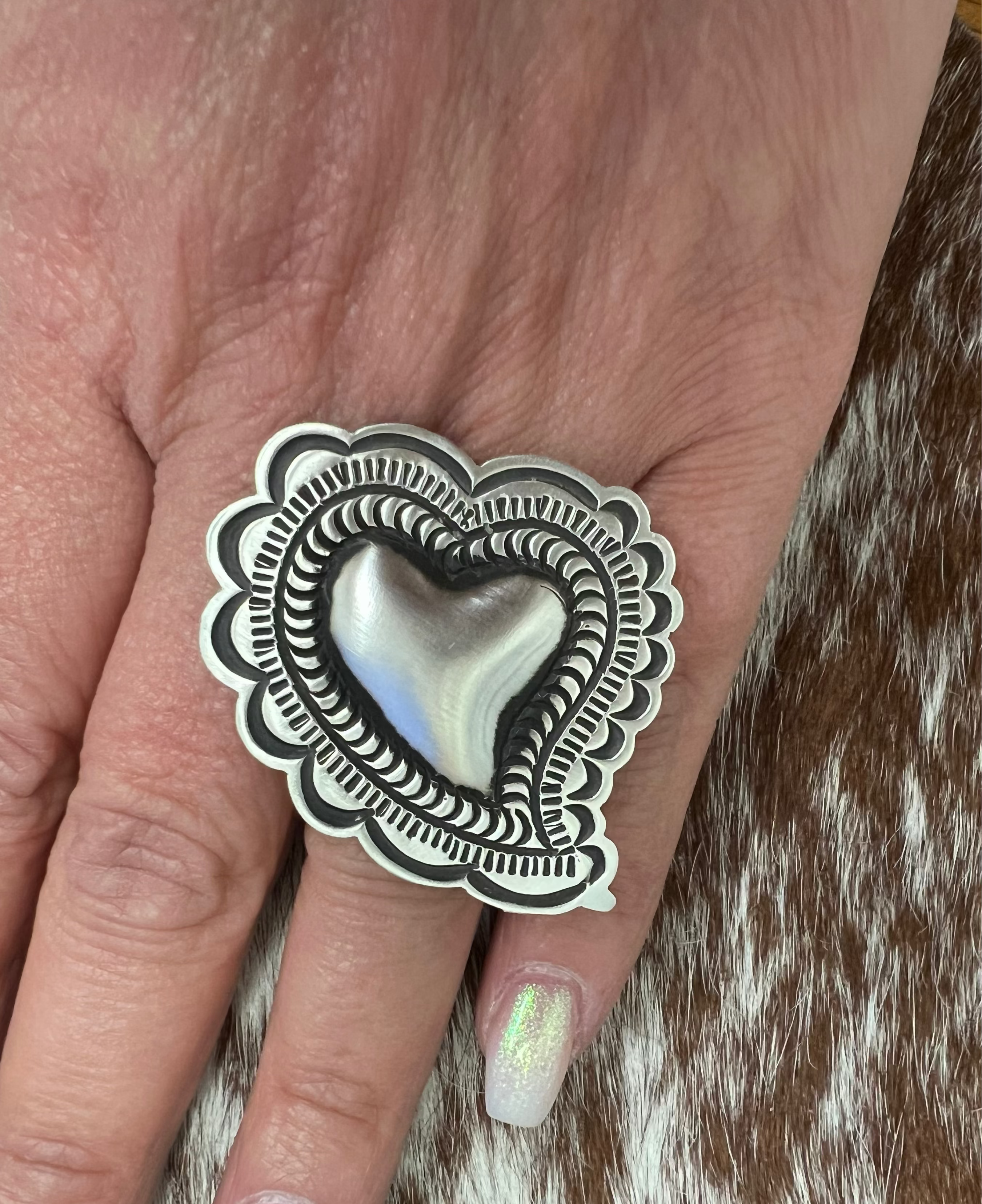 Silver Heart Ring