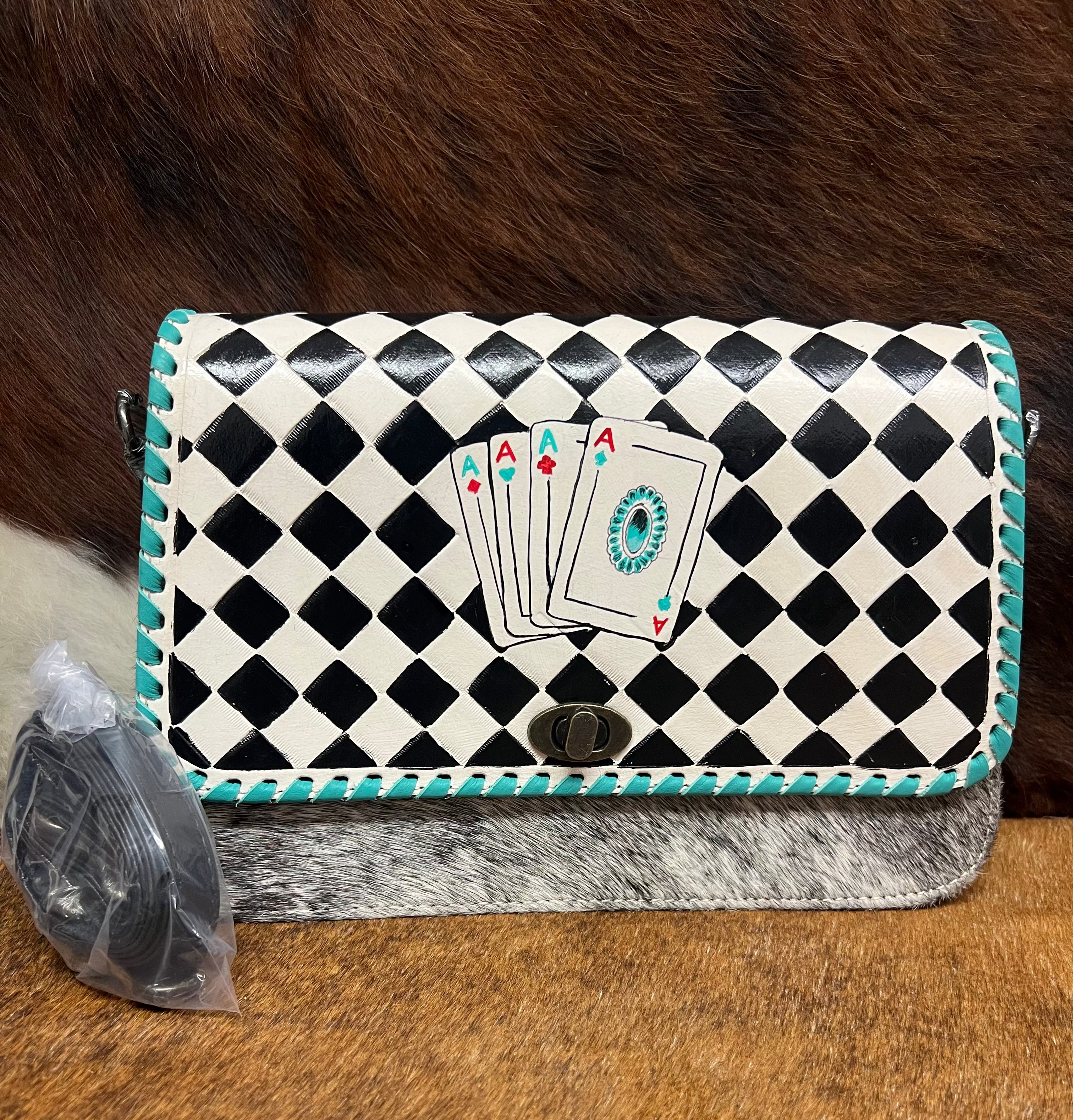 Aces Checkered Bag