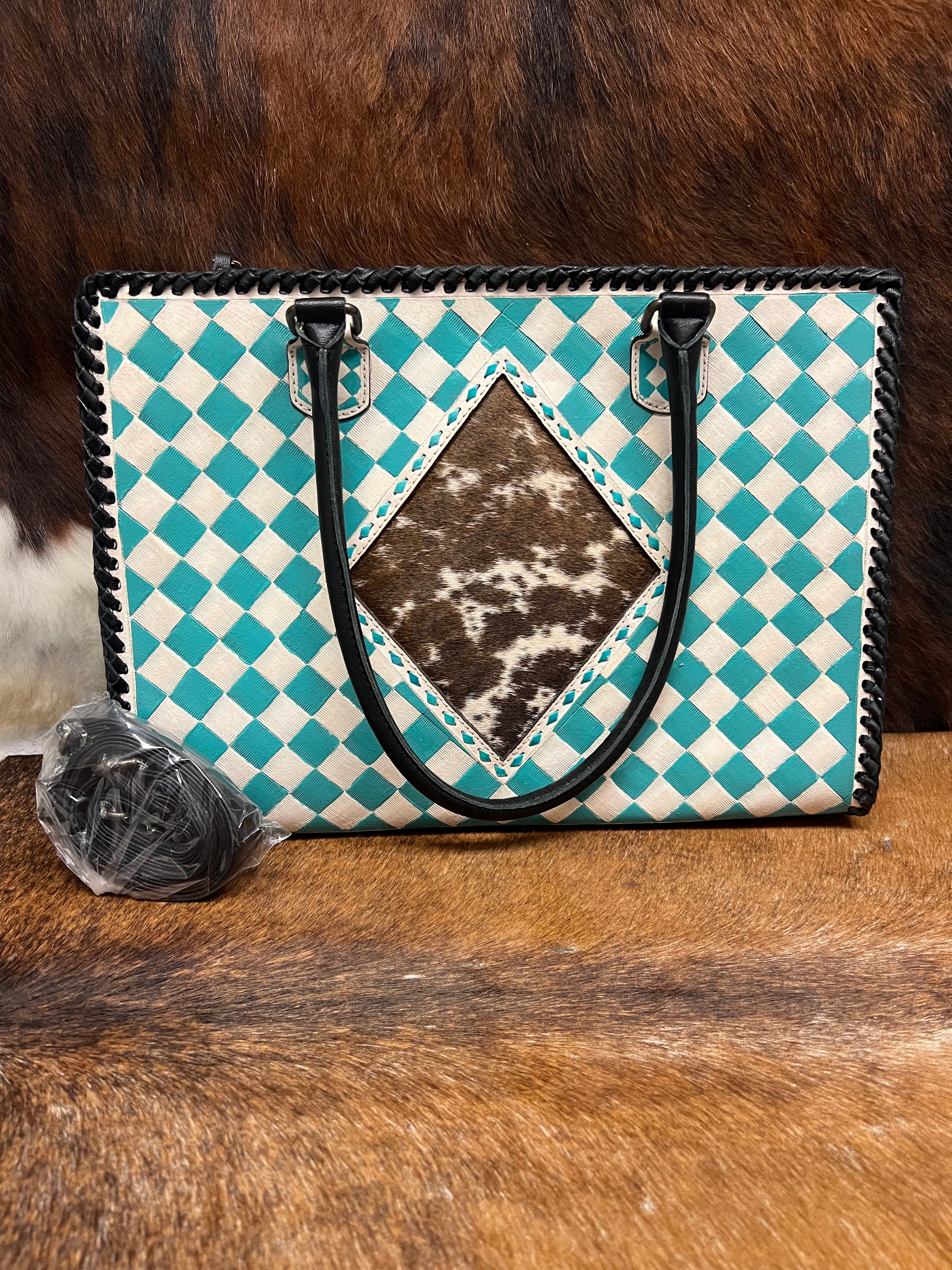 Diamond Checker Bag-T