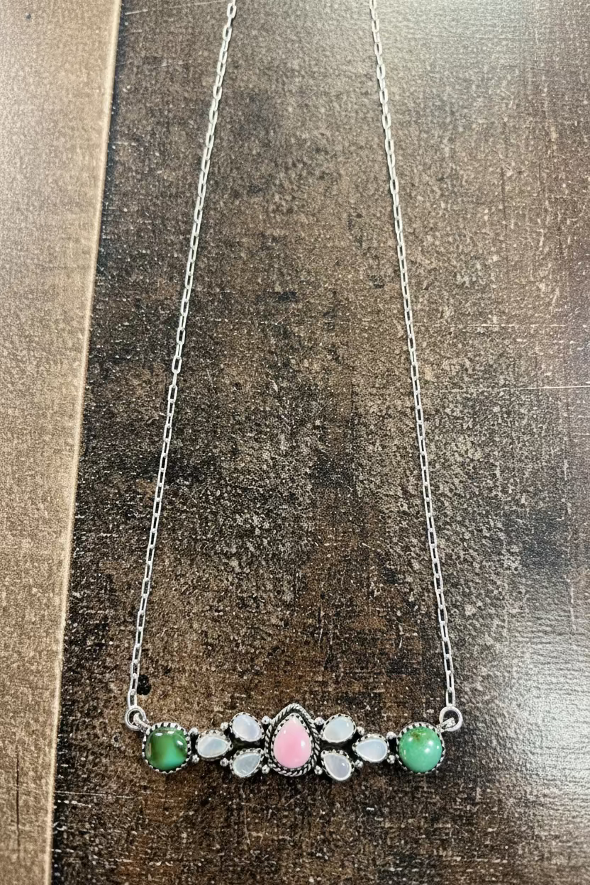 Multi Stone Necklace-3