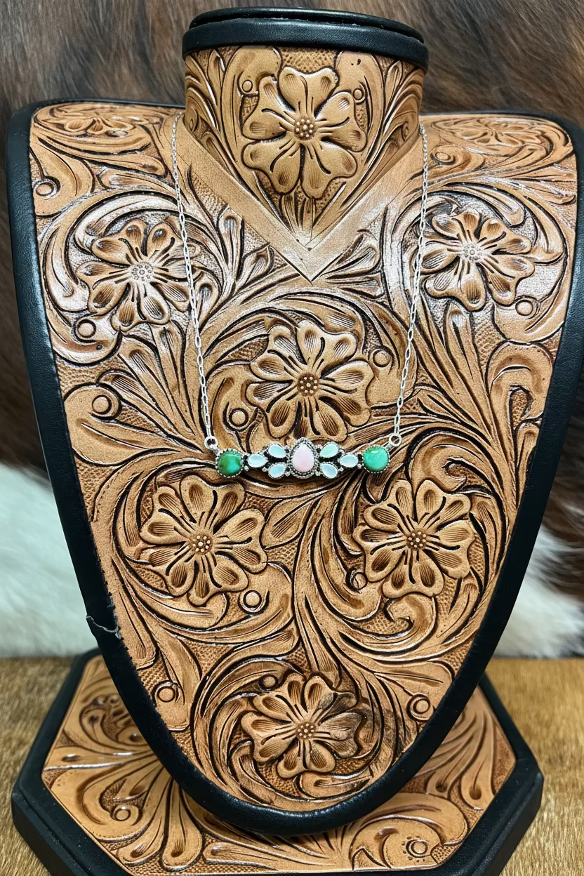 Multi Stone Necklace-3