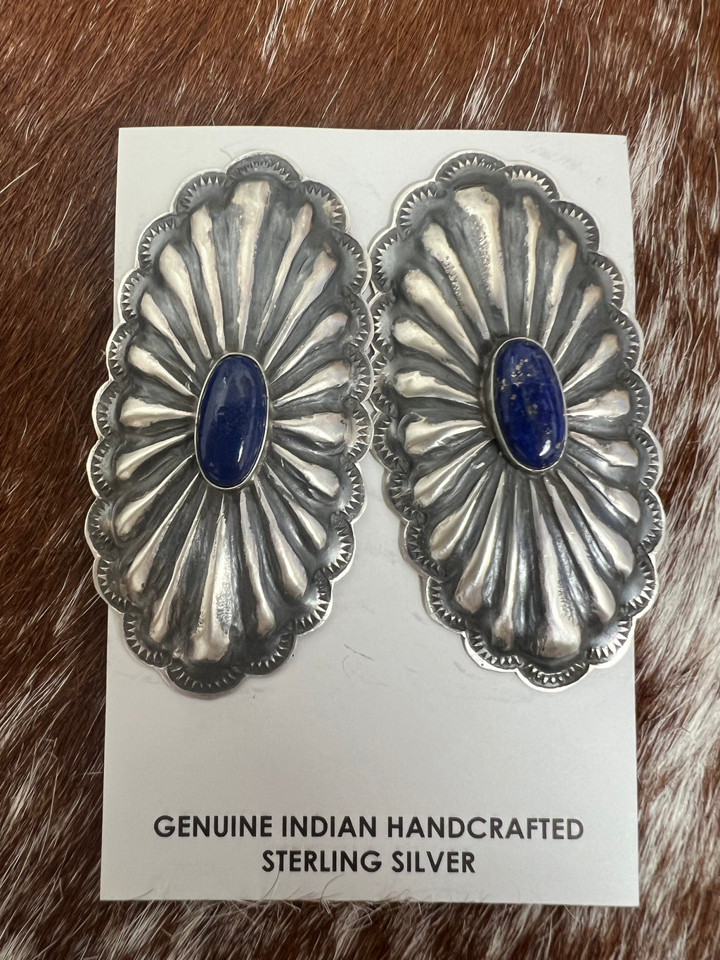 Concho Earrings-L