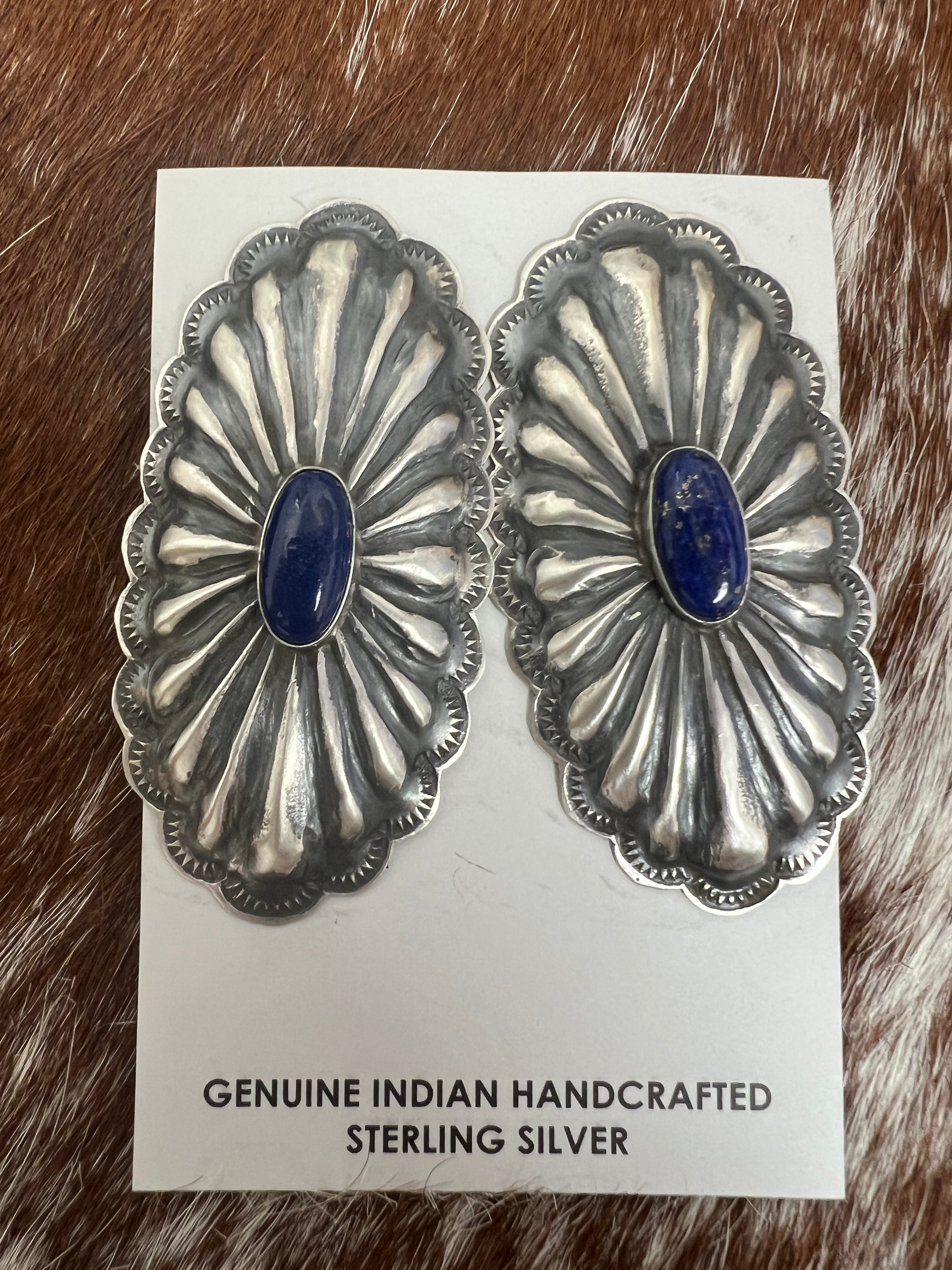 Concho Earrings-L