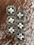 3 Concho Earrings
