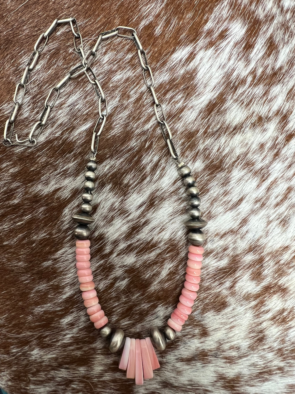 Pink Conch Necklace